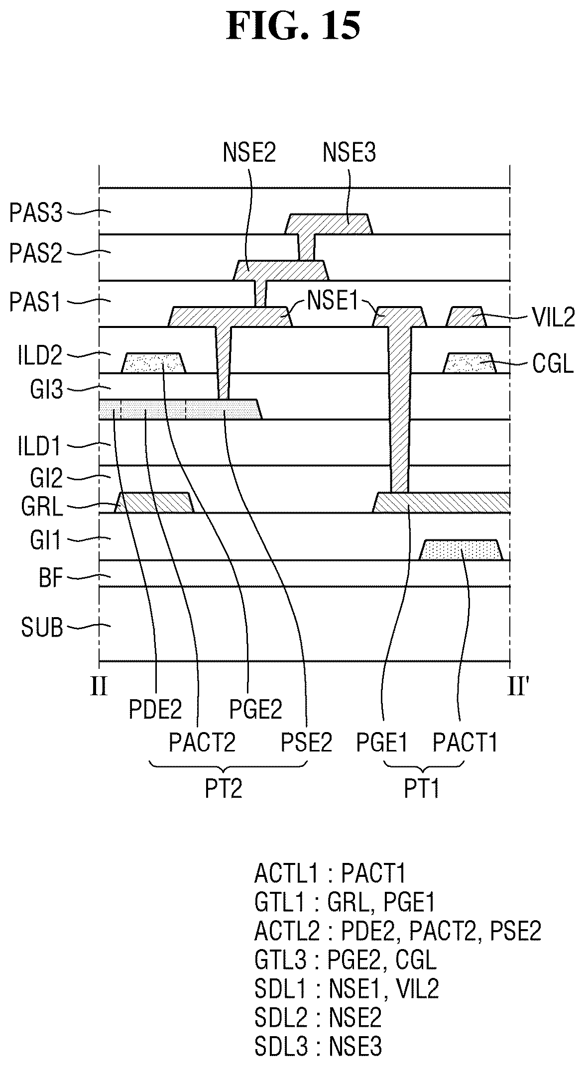 Patent US12597288 Figure 15 – Display device
