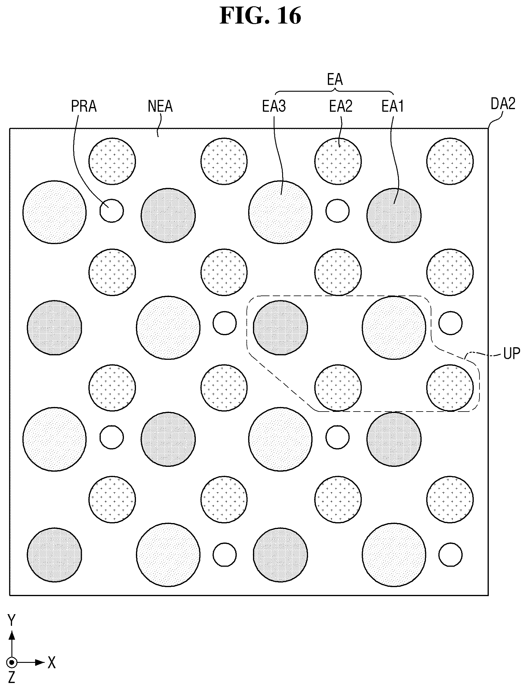 Patent US12597288 Figure 16 – Display device