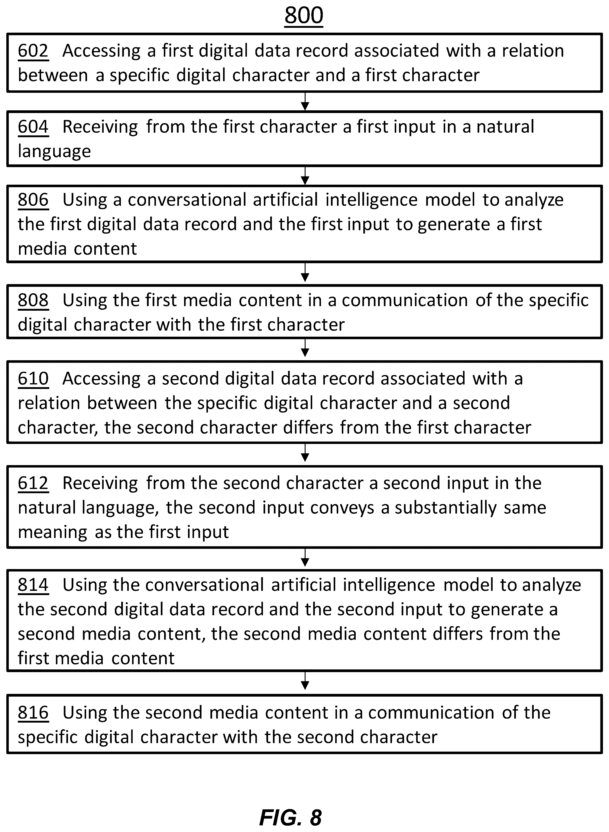 Patent US12597291 Figure 9 – Image analysis for personal interaction