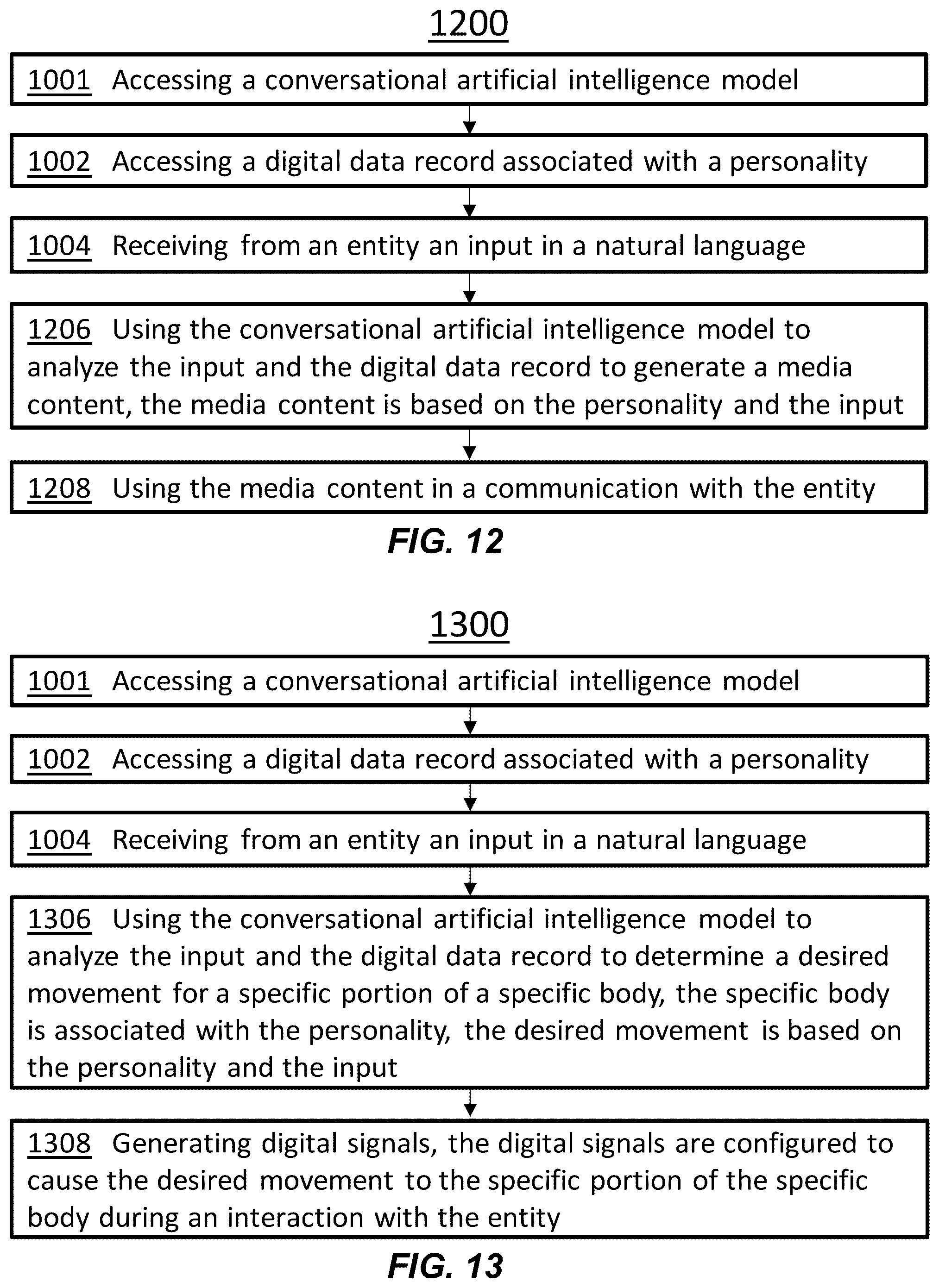 Patent US12597291 Figure 12 – Image analysis for personal interaction
