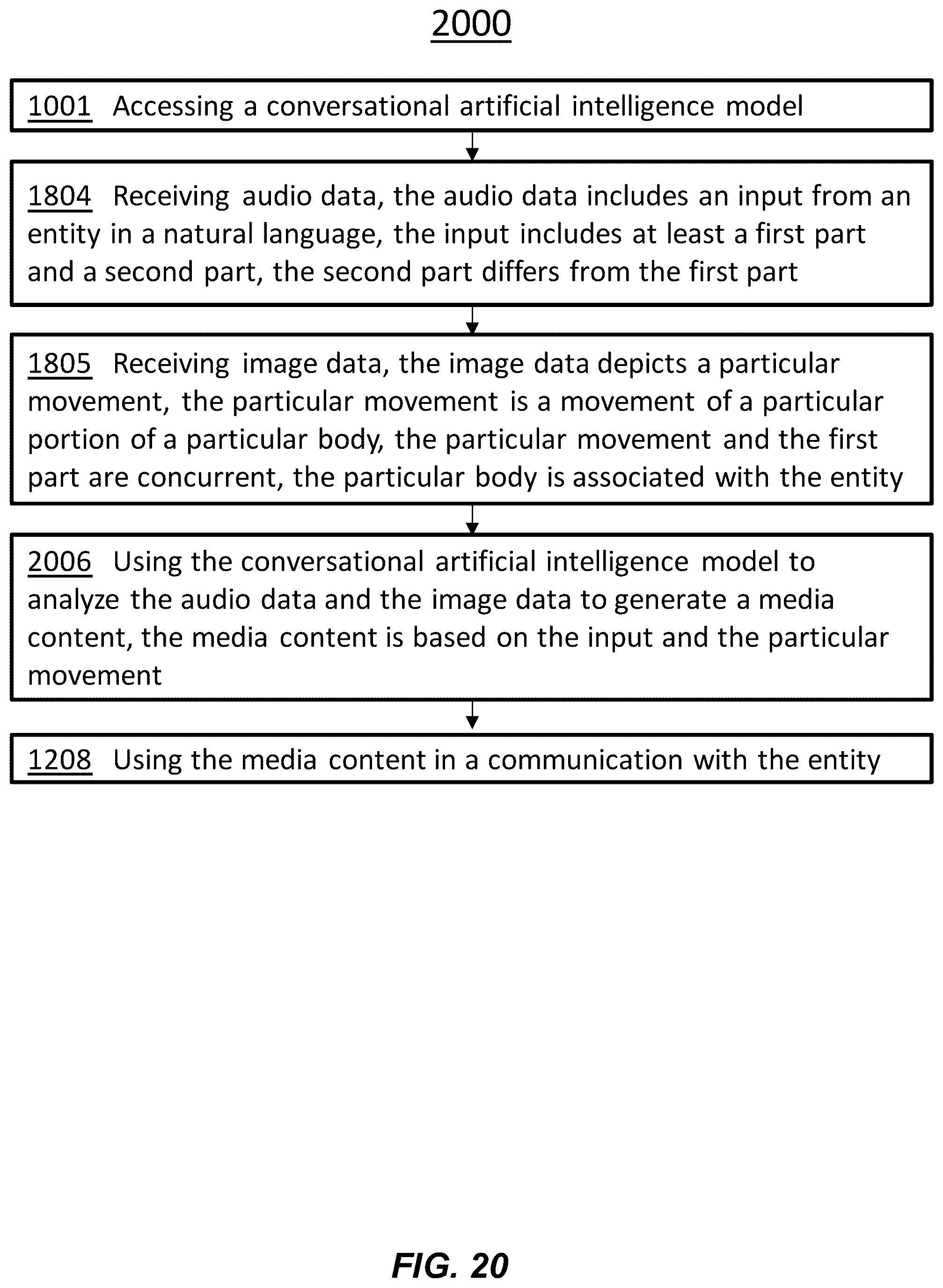 Patent US12597291 Figure 18 – Image analysis for personal interaction