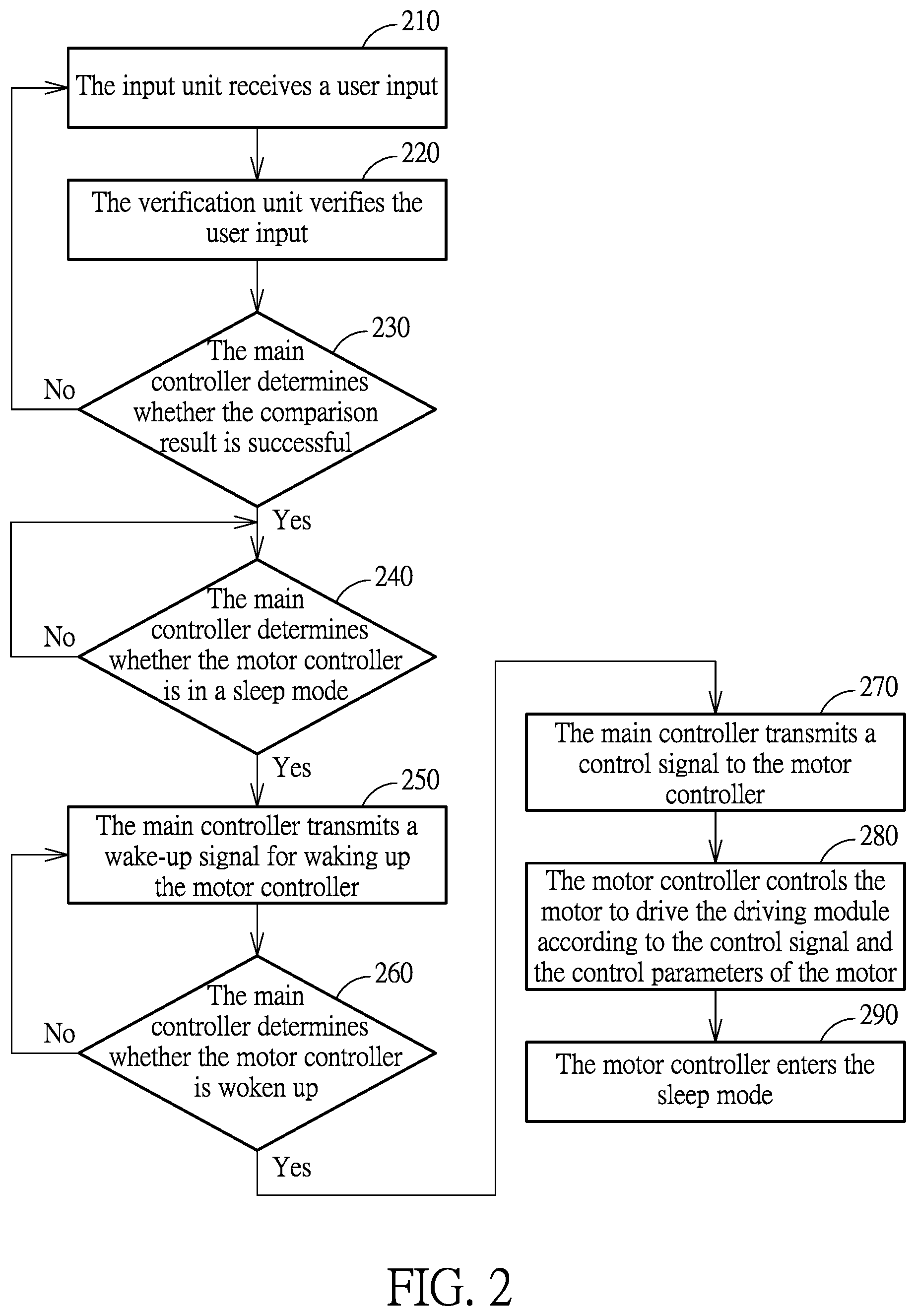 Patent US12597306 Figure 2 – Electric lock and control method thereof
