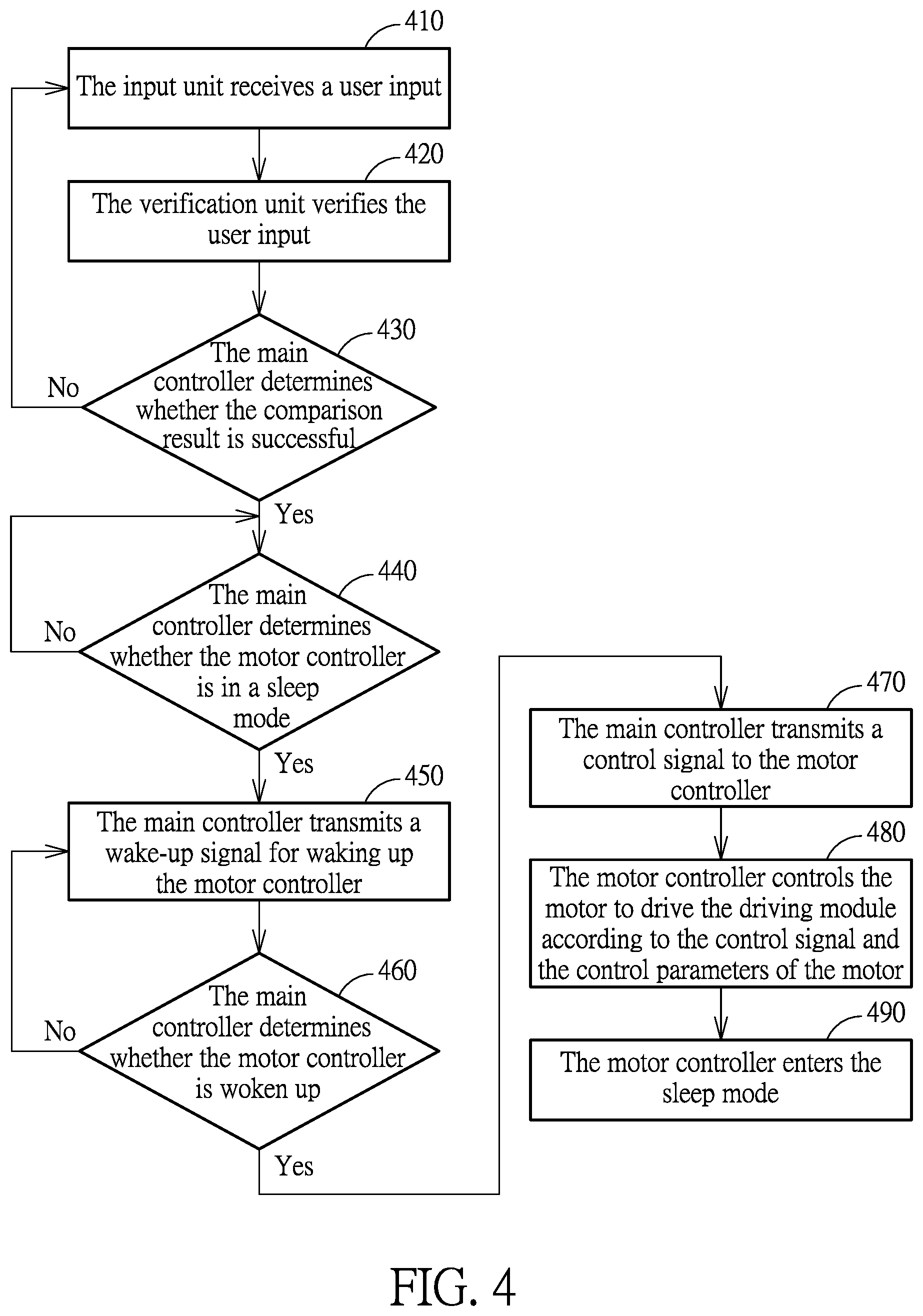 Patent US12597306 Figure 4 – Electric lock and control method thereof