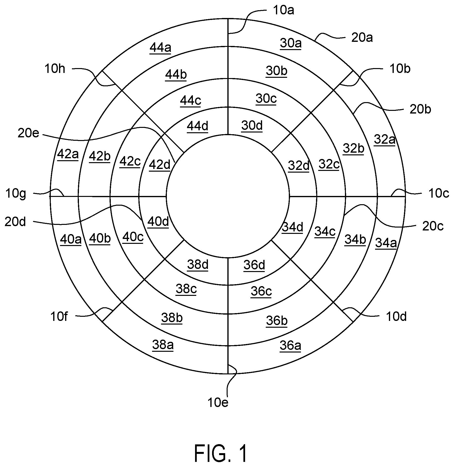 Patent US12597316 Figure 1 – Gaming device, system and method for radial-orbital payline mechanism