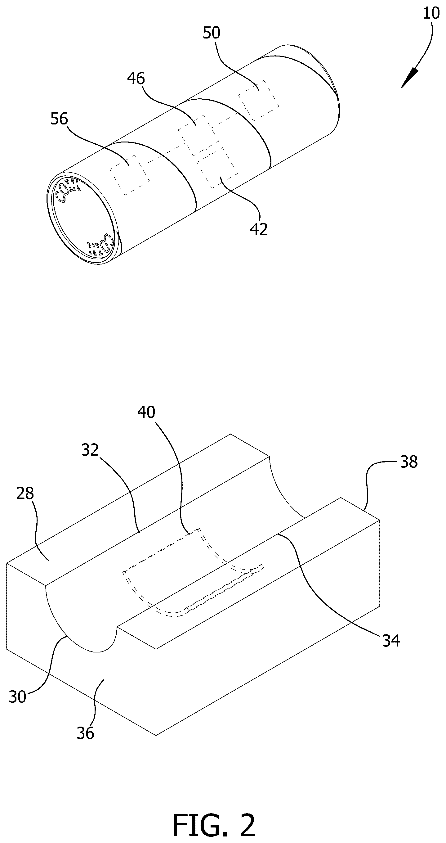 Patent US12597325 Figure 2 – Coin anti-theft device