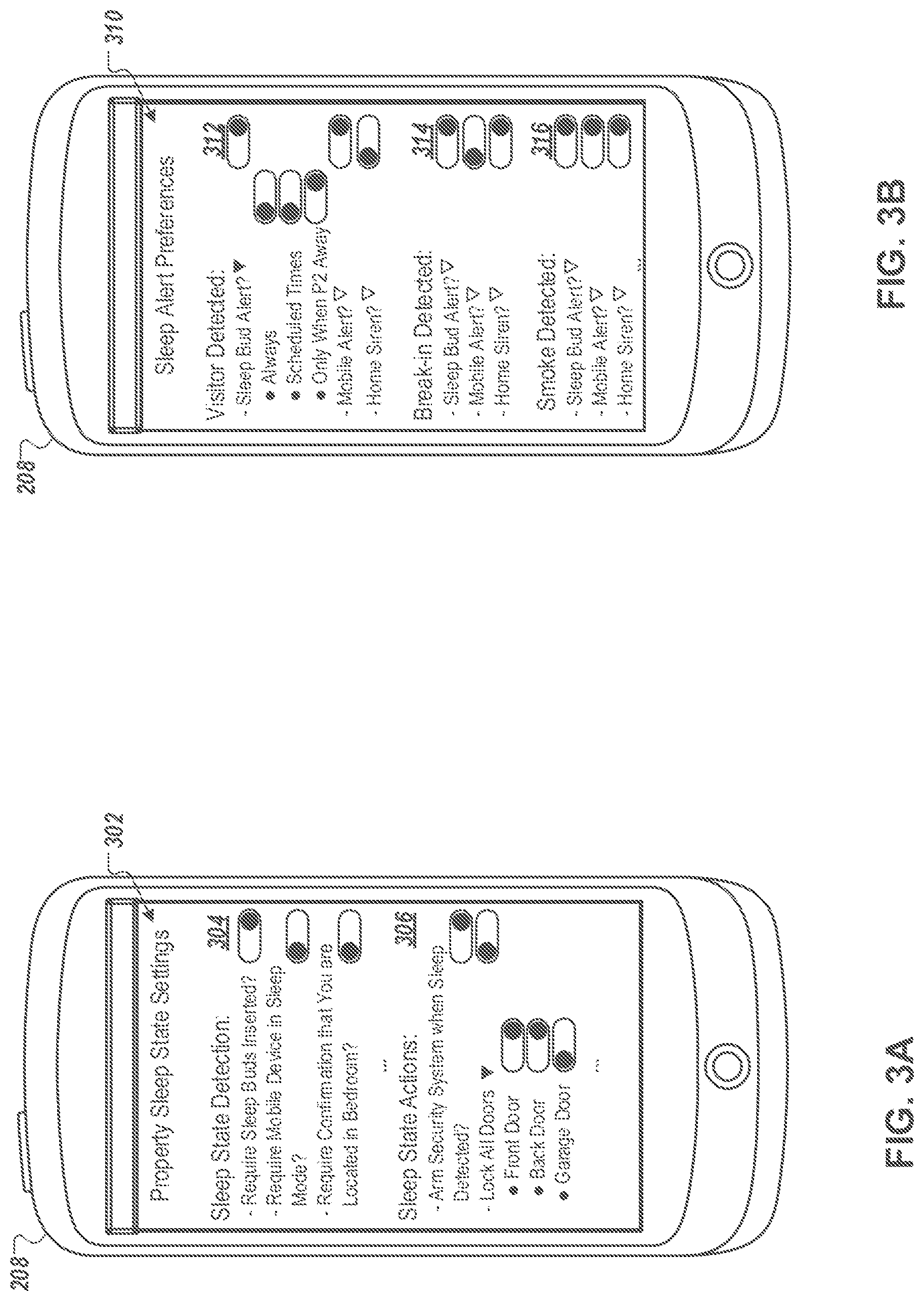 Patent US12597330 Figure 3 – Ear bud integration with property monitoring