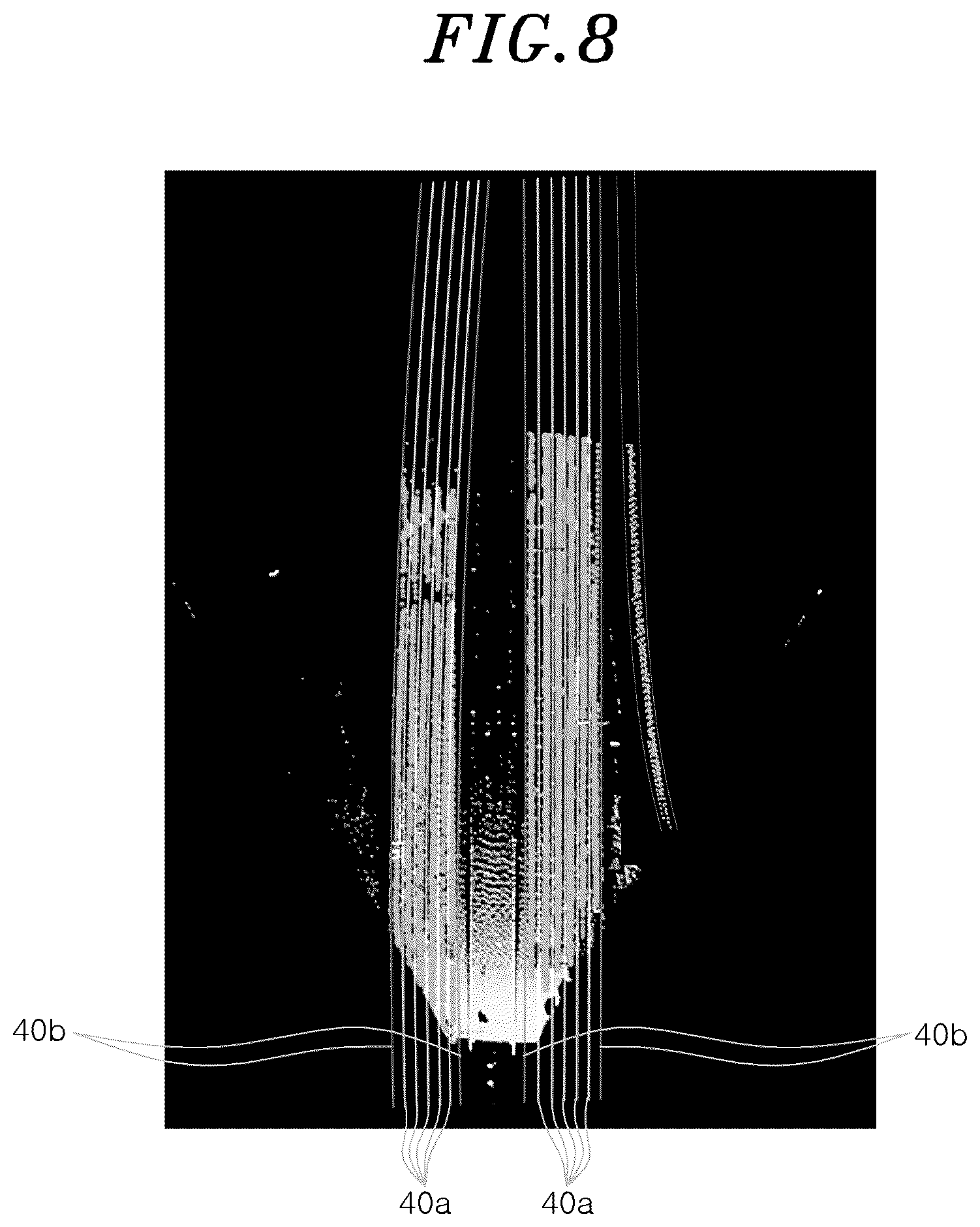 Patent US12597340 Figure 8 – Traffic line detection method and apparatus using movement path of moving object, and computer readable storage medium storing instructions to perform traffic line detection method