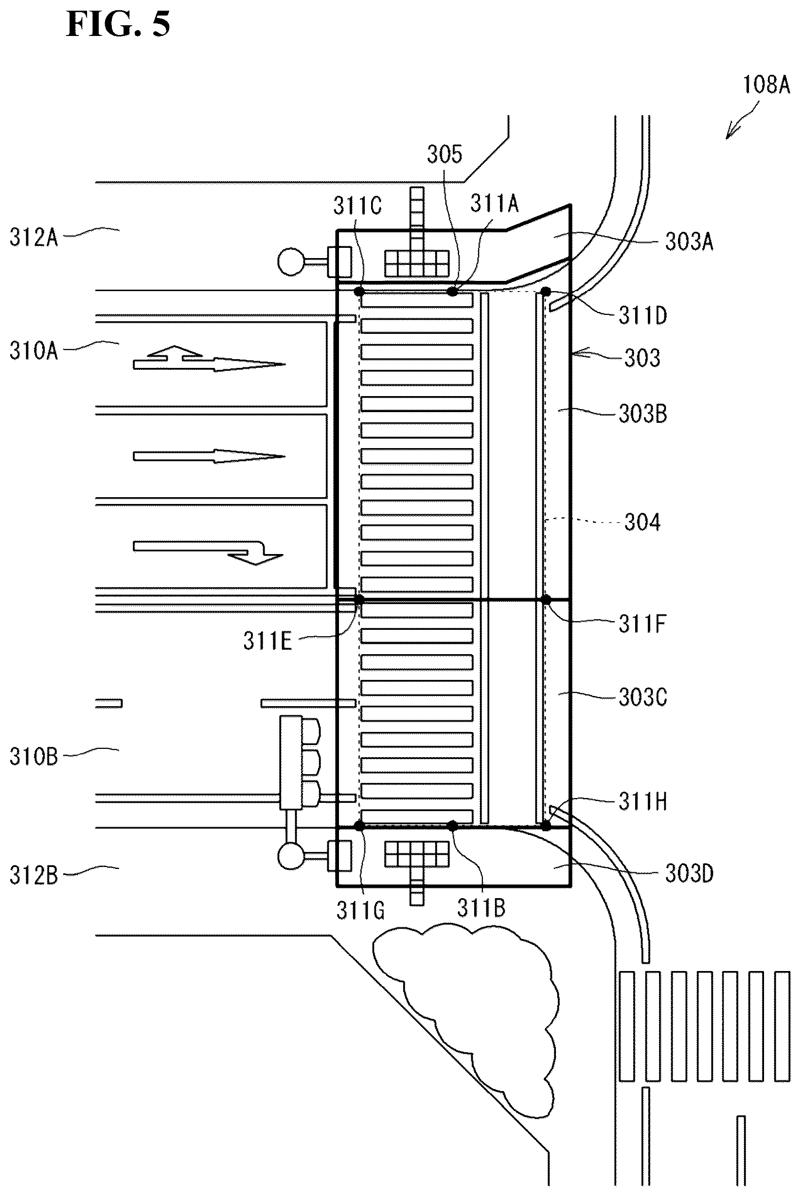 Patent US12597341 Figure 6 – Installation support device for radio wave sensor, computer program, method of determining installation position of radio wave sensor, and method of supporting installation of radio wave sensor