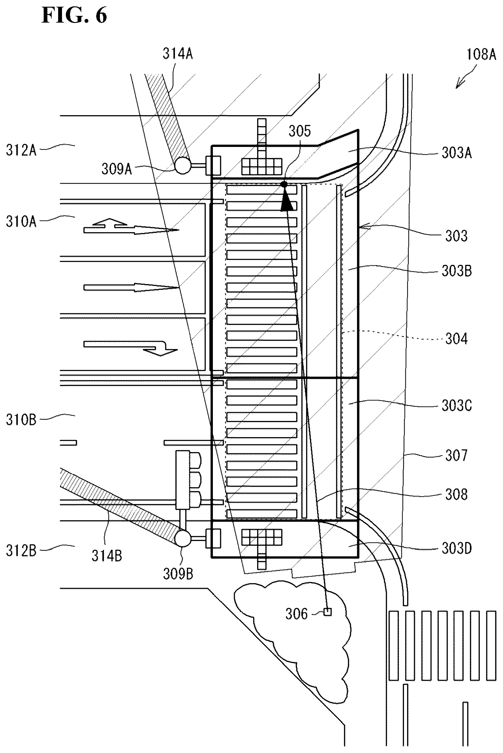 Patent US12597341 Figure 7 – Installation support device for radio wave sensor, computer program, method of determining installation position of radio wave sensor, and method of supporting installation of radio wave sensor