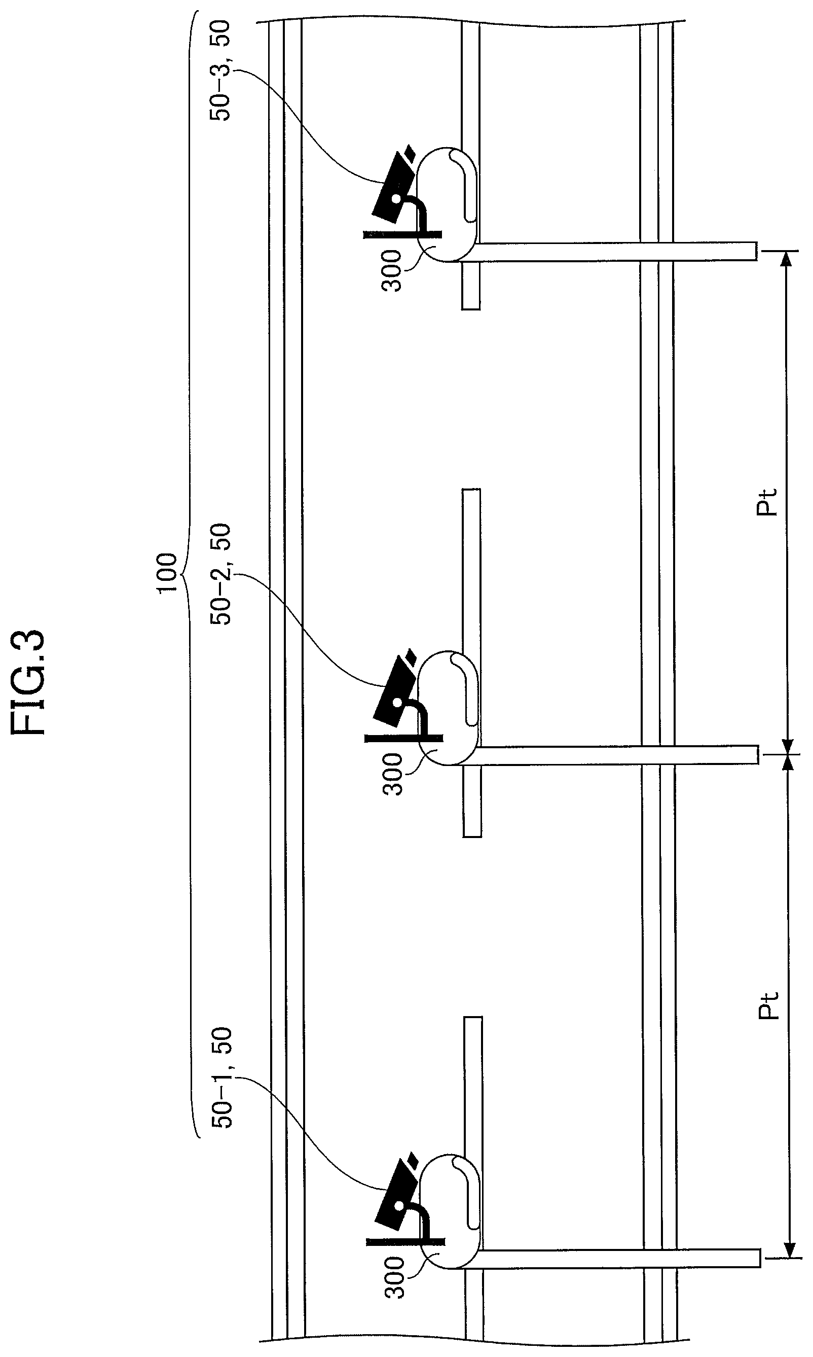 Patent US12597343 Figure 3 – Light emitting device and traffic system