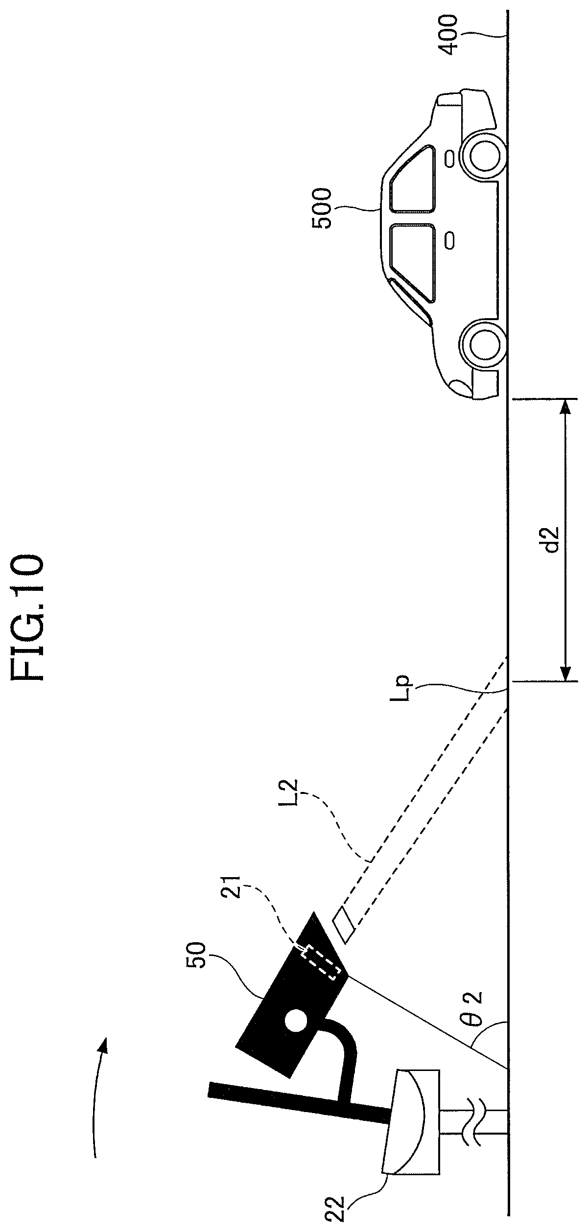 Patent US12597343 Figure 8 – Light emitting device and traffic system