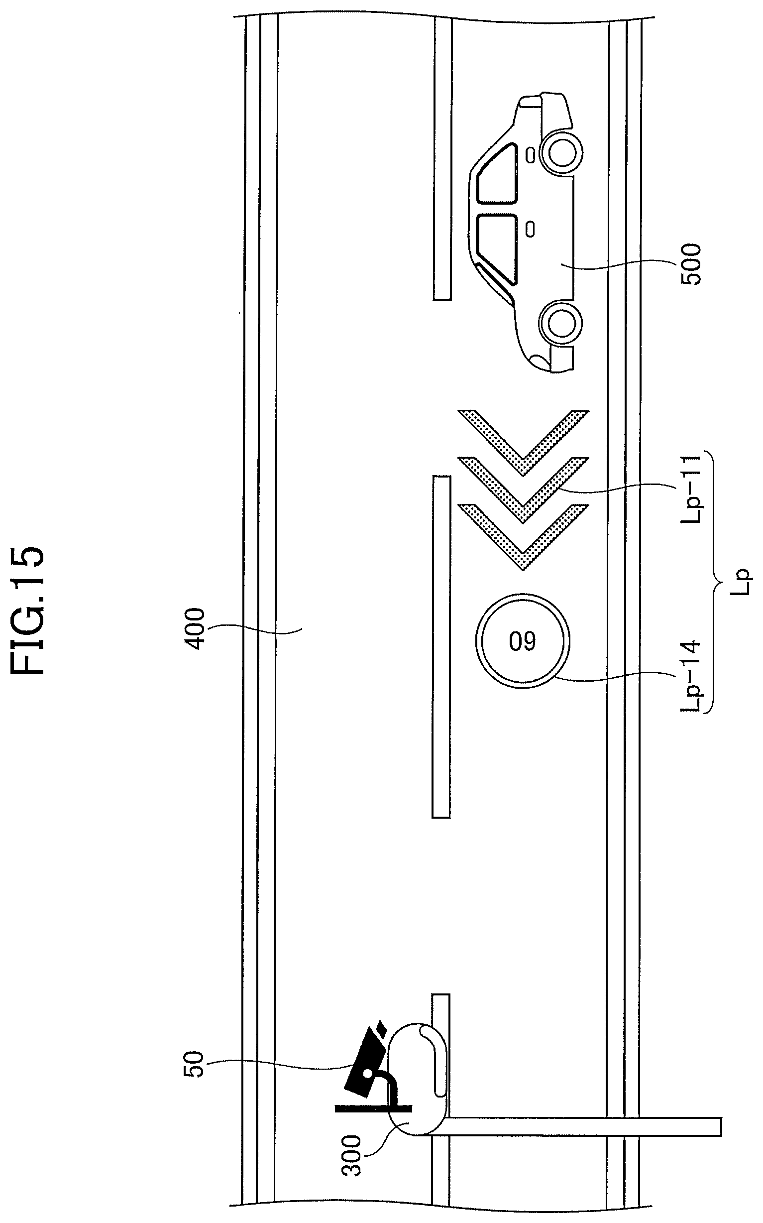 Patent US12597343 Figure 12 – Light emitting device and traffic system