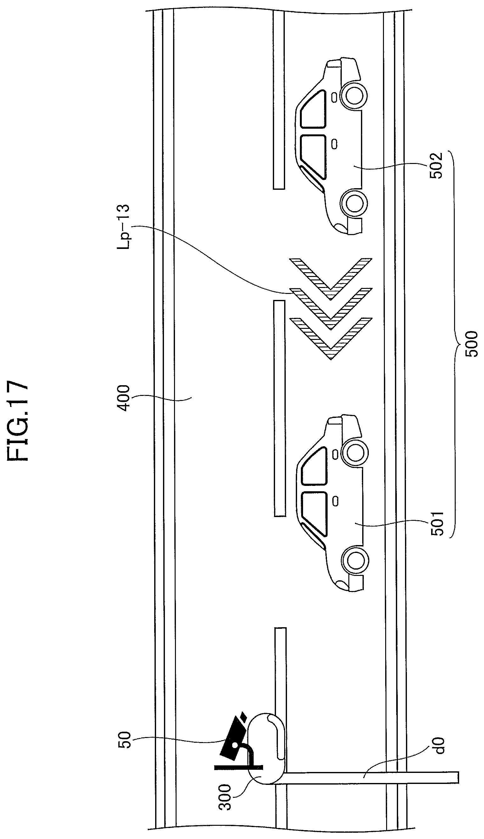 Patent US12597343 Figure 14 – Light emitting device and traffic system