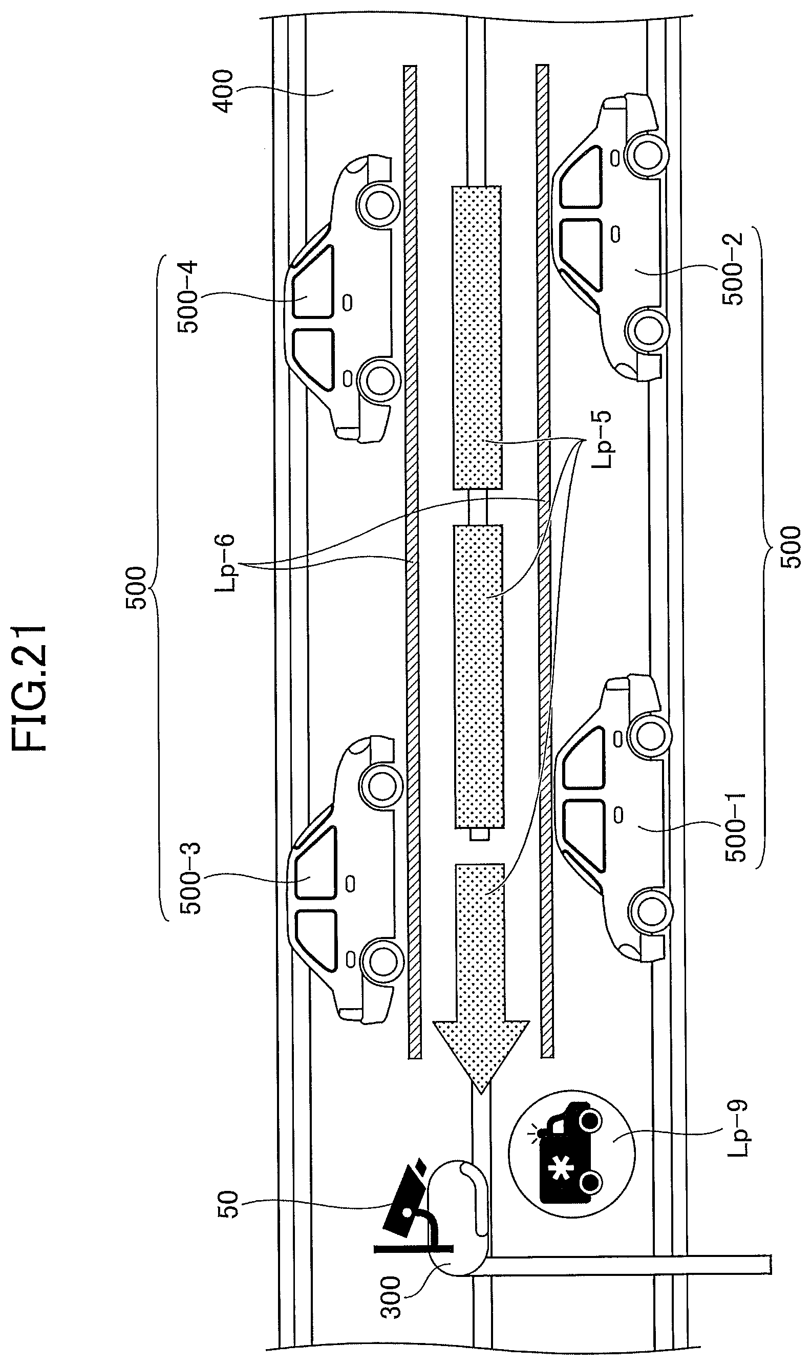 Patent US12597343 Figure 18 – Light emitting device and traffic system