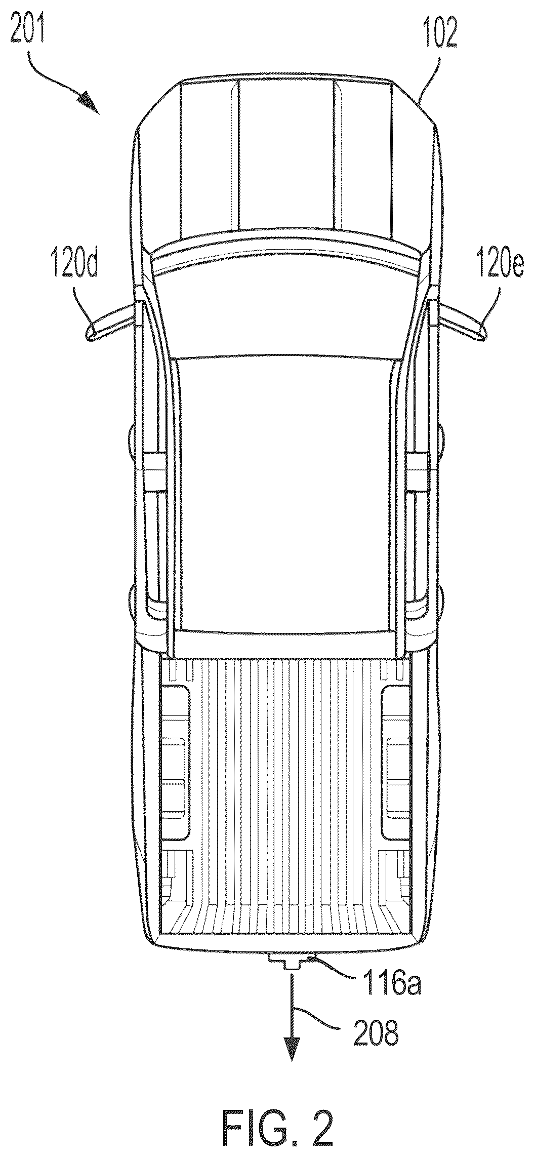 Patent US12597345 Figure 2 – Methods, systems, and devices for e-mirror traffic lane identification