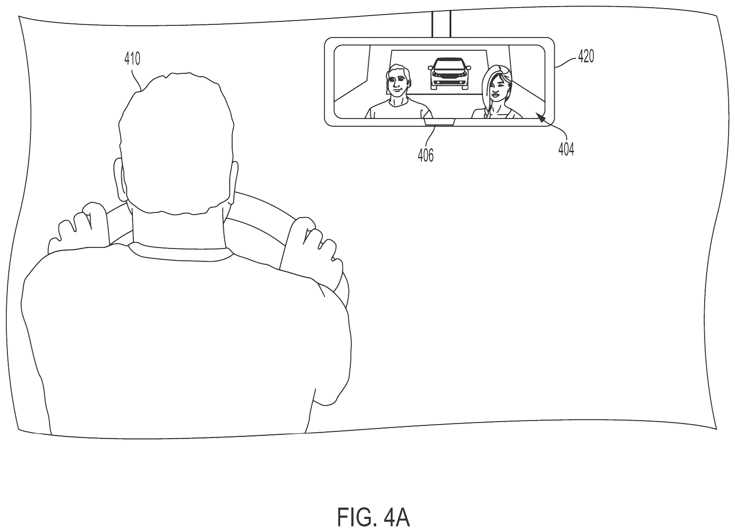 Patent US12597345 Figure 4 – Methods, systems, and devices for e-mirror traffic lane identification
