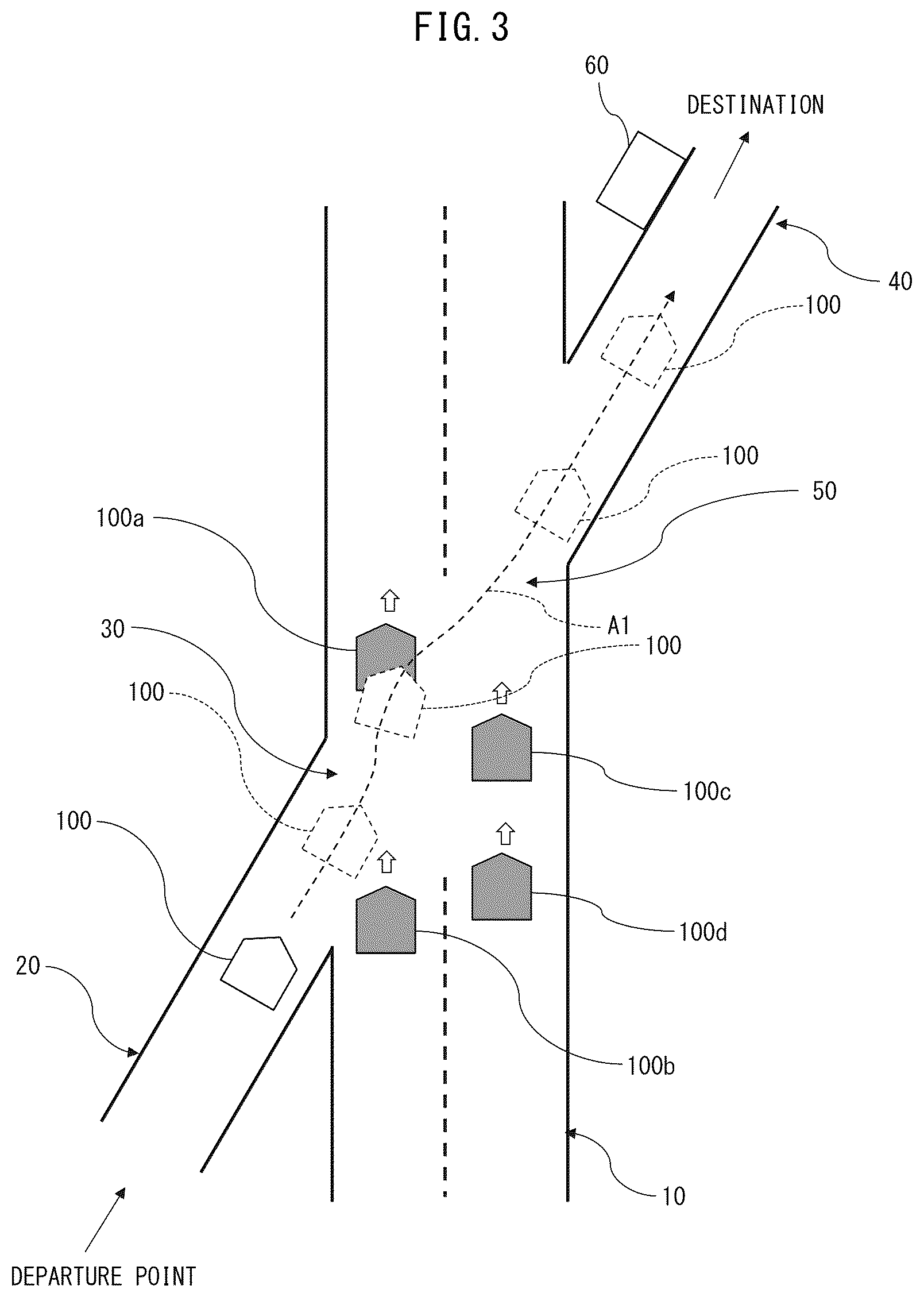 Patent US12597347 Figure 2 – Action schedule notification device for vehicle and action schedule notification method for vehicle