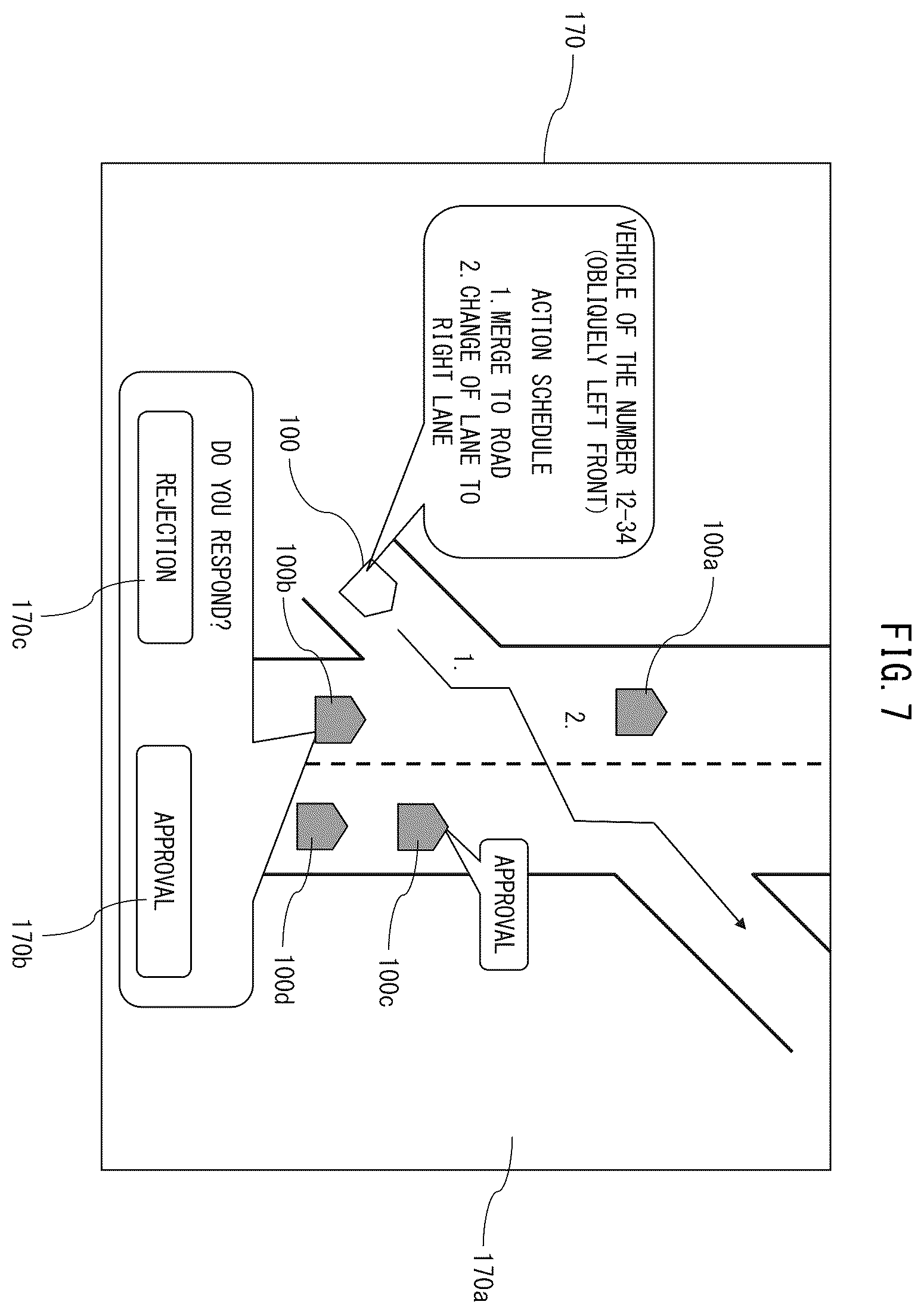 Patent US12597347 Figure 4 – Action schedule notification device for vehicle and action schedule notification method for vehicle