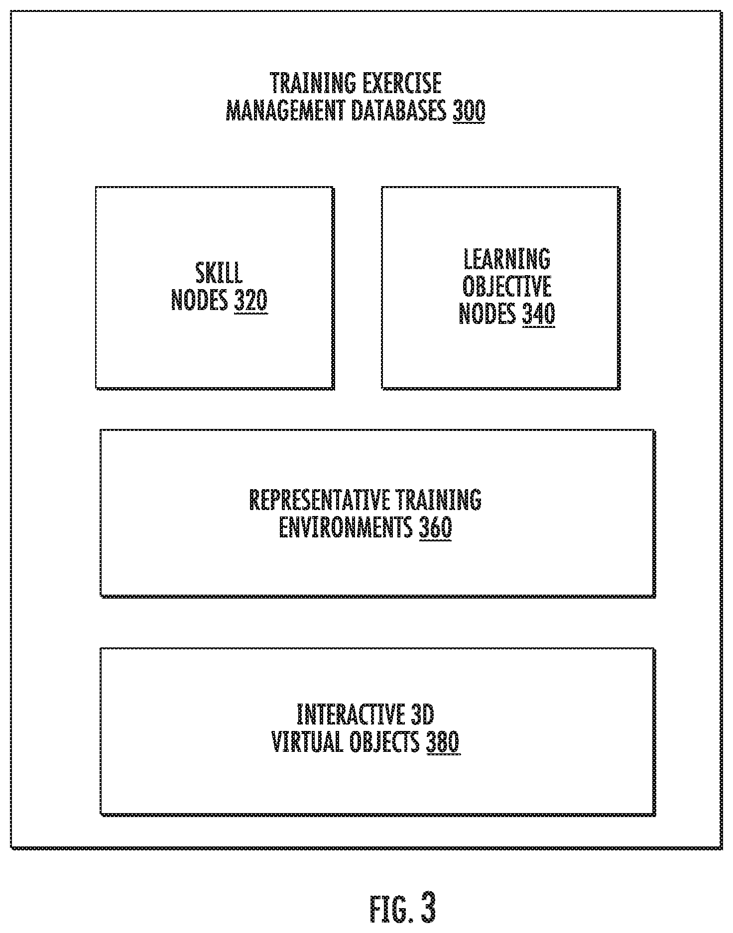 Patent US12597362 Figure 3 – Networked virtual reality training systems and methods