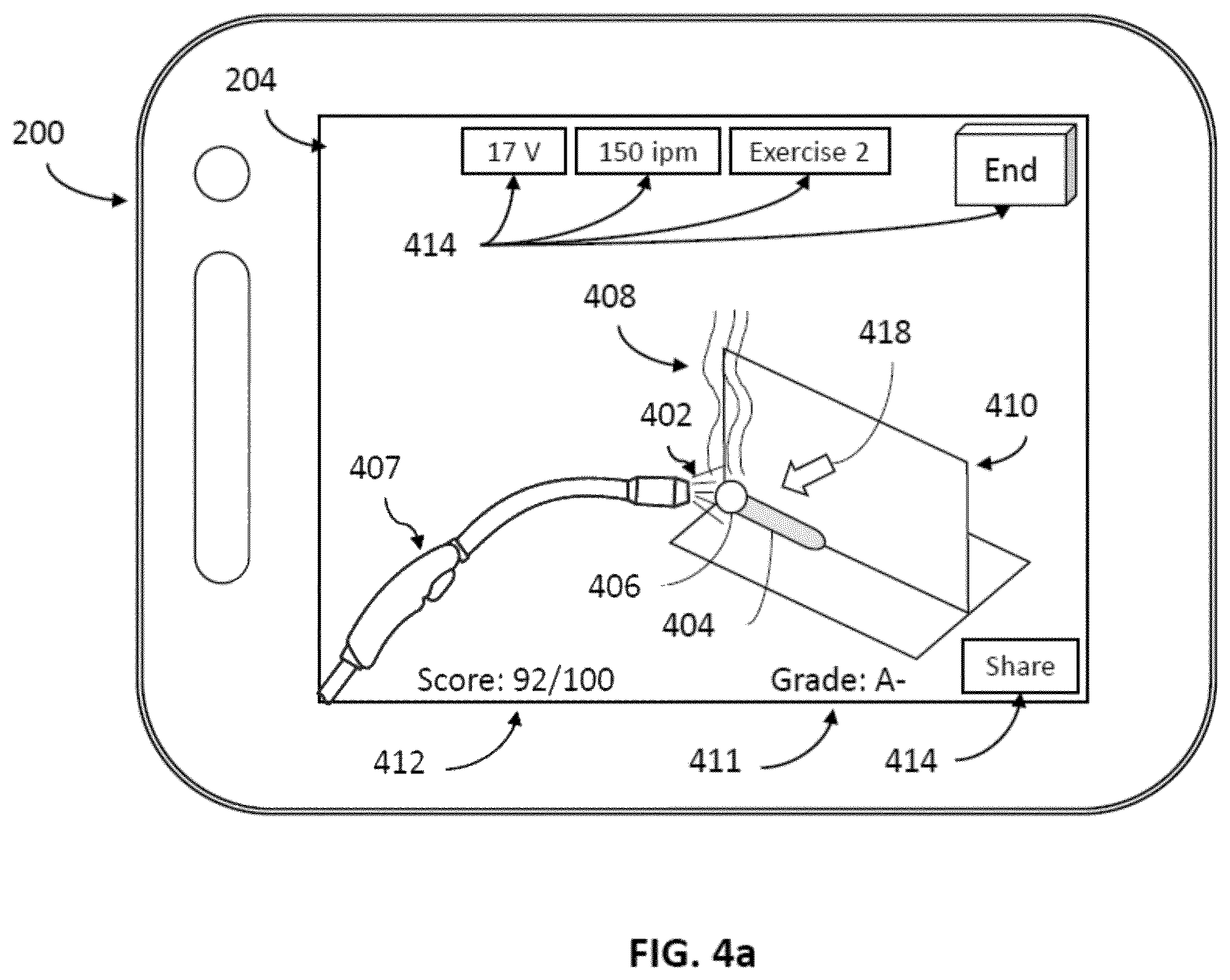 Patent US12597364 Figure 5 – Weld training simulations using desktop devices, modular workpieces, and simulated welding equipment