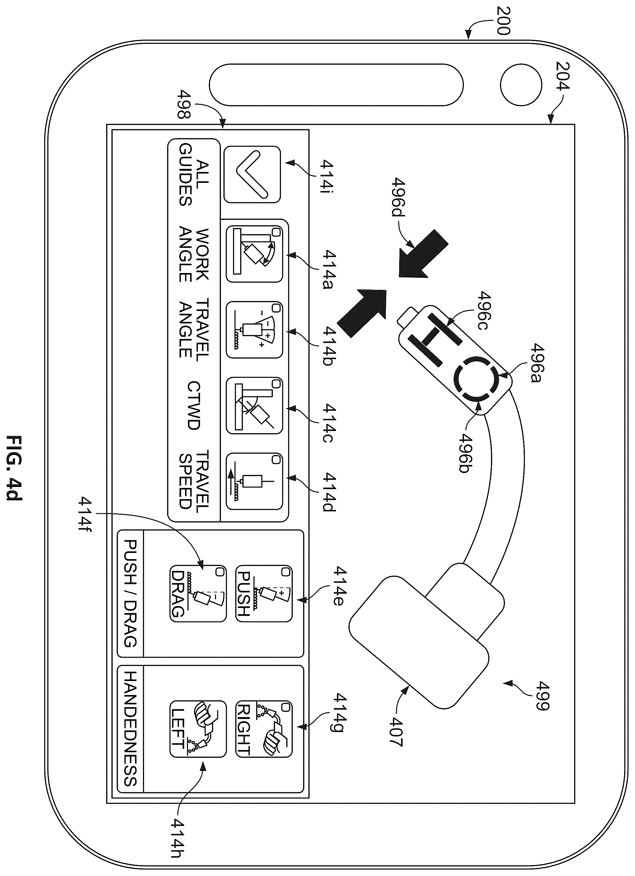 Patent US12597364 Figure 8 – Weld training simulations using desktop devices, modular workpieces, and simulated welding equipment