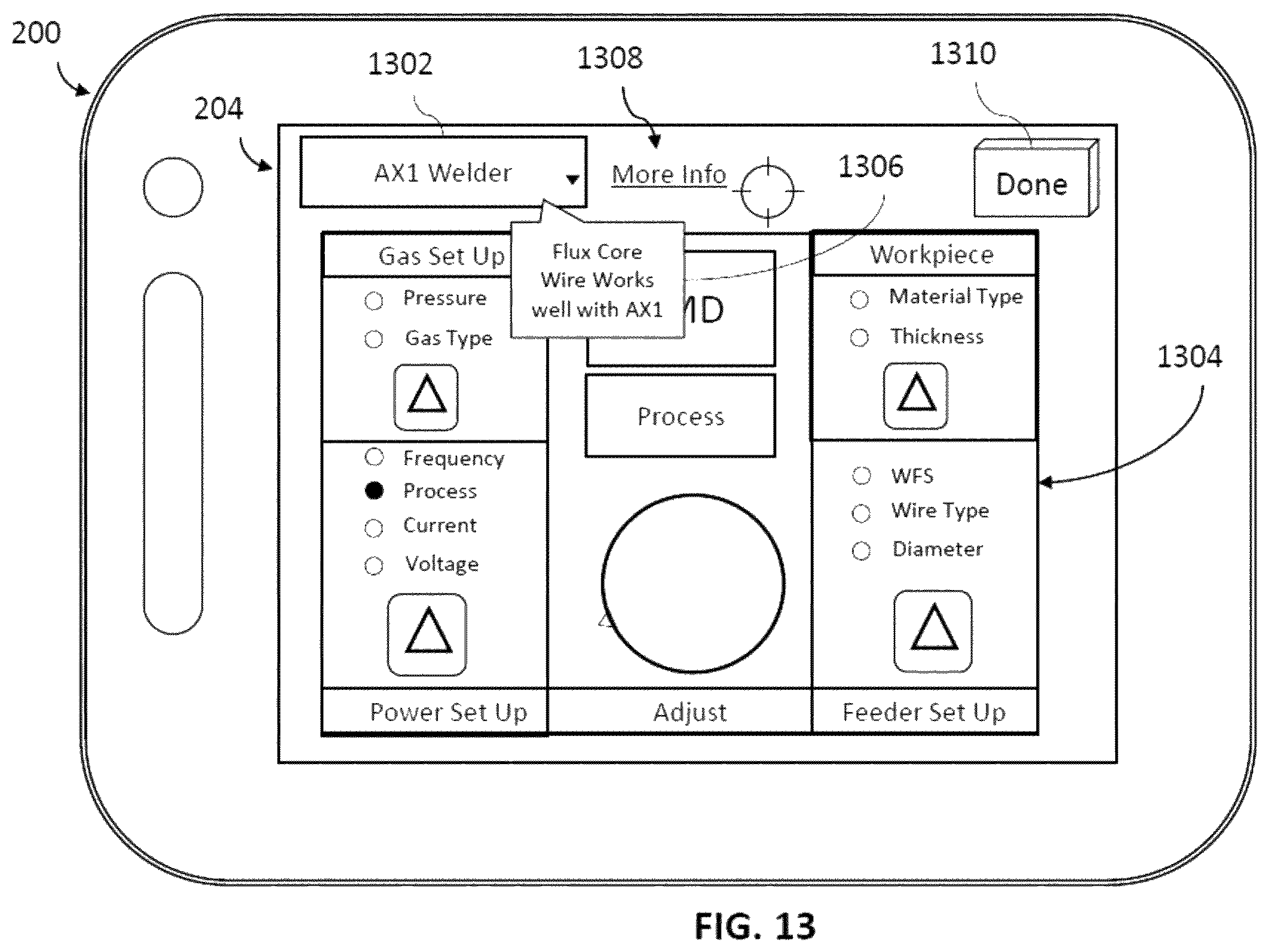 Patent US12597364 Figure 20 – Weld training simulations using desktop devices, modular workpieces, and simulated welding equipment