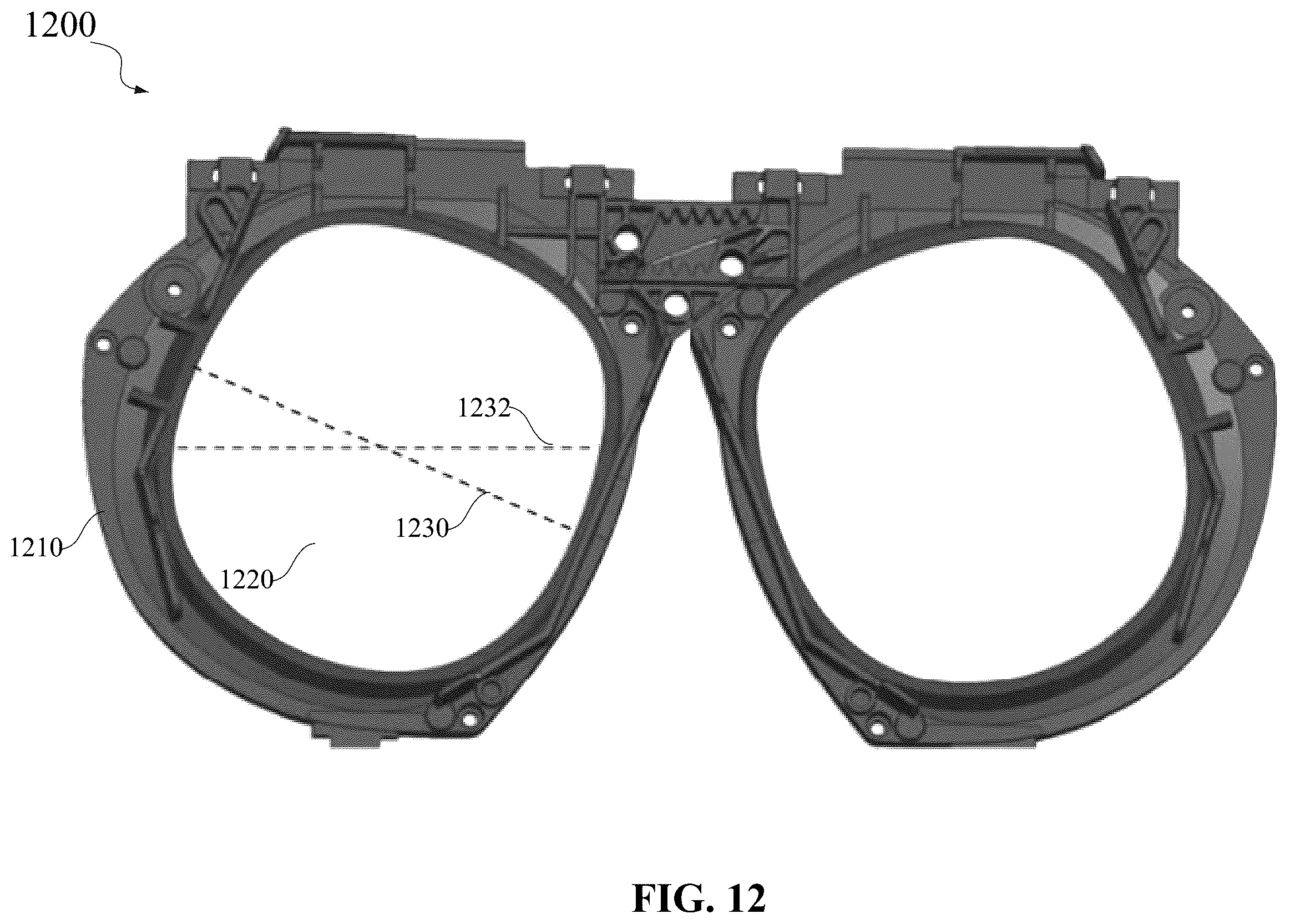 Patent US12597373 Figure 11 – Brightness roll-off compensation for virtual reality displays
