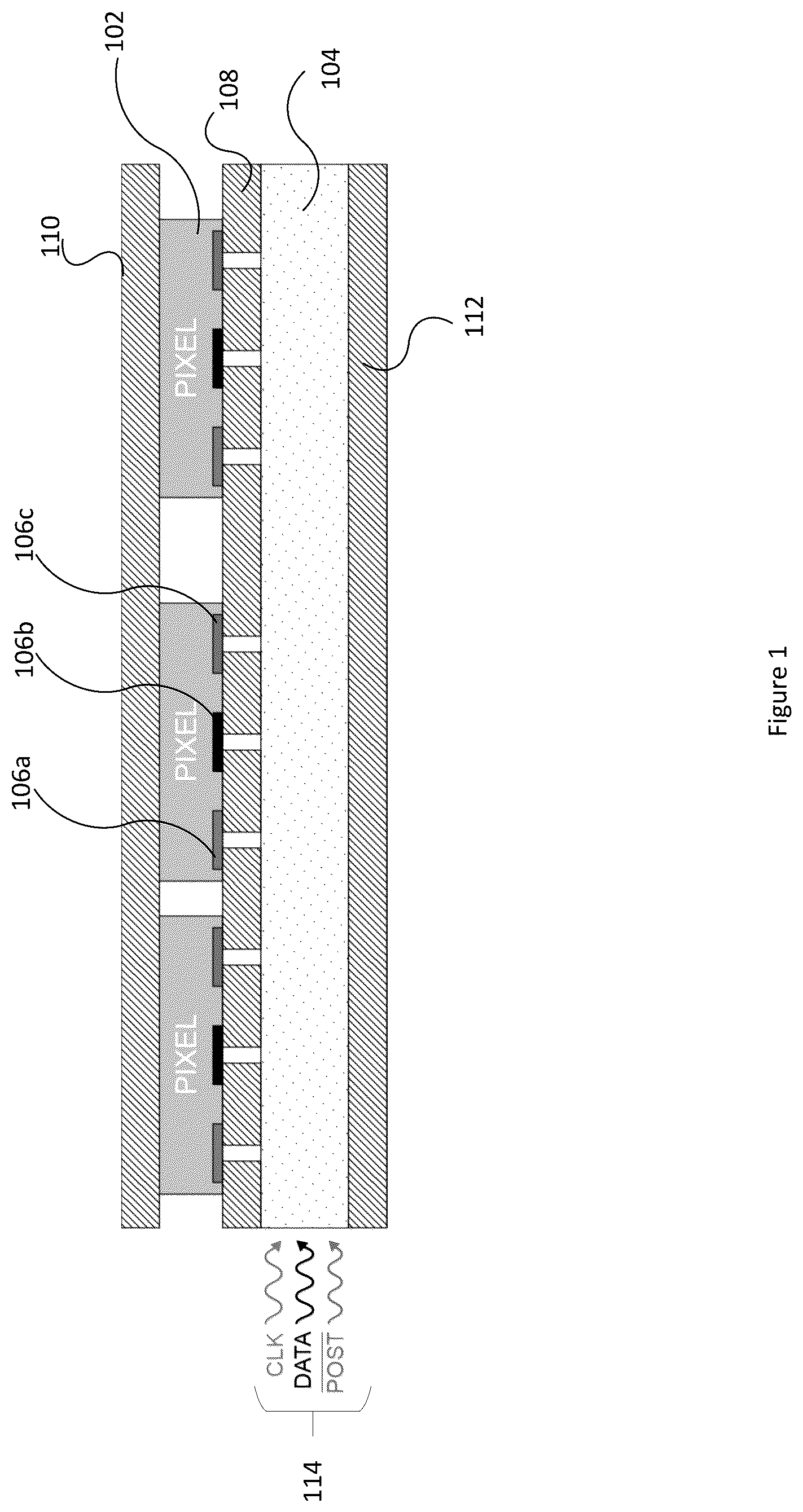 Patent US12597378 Figure 1 – Display screen