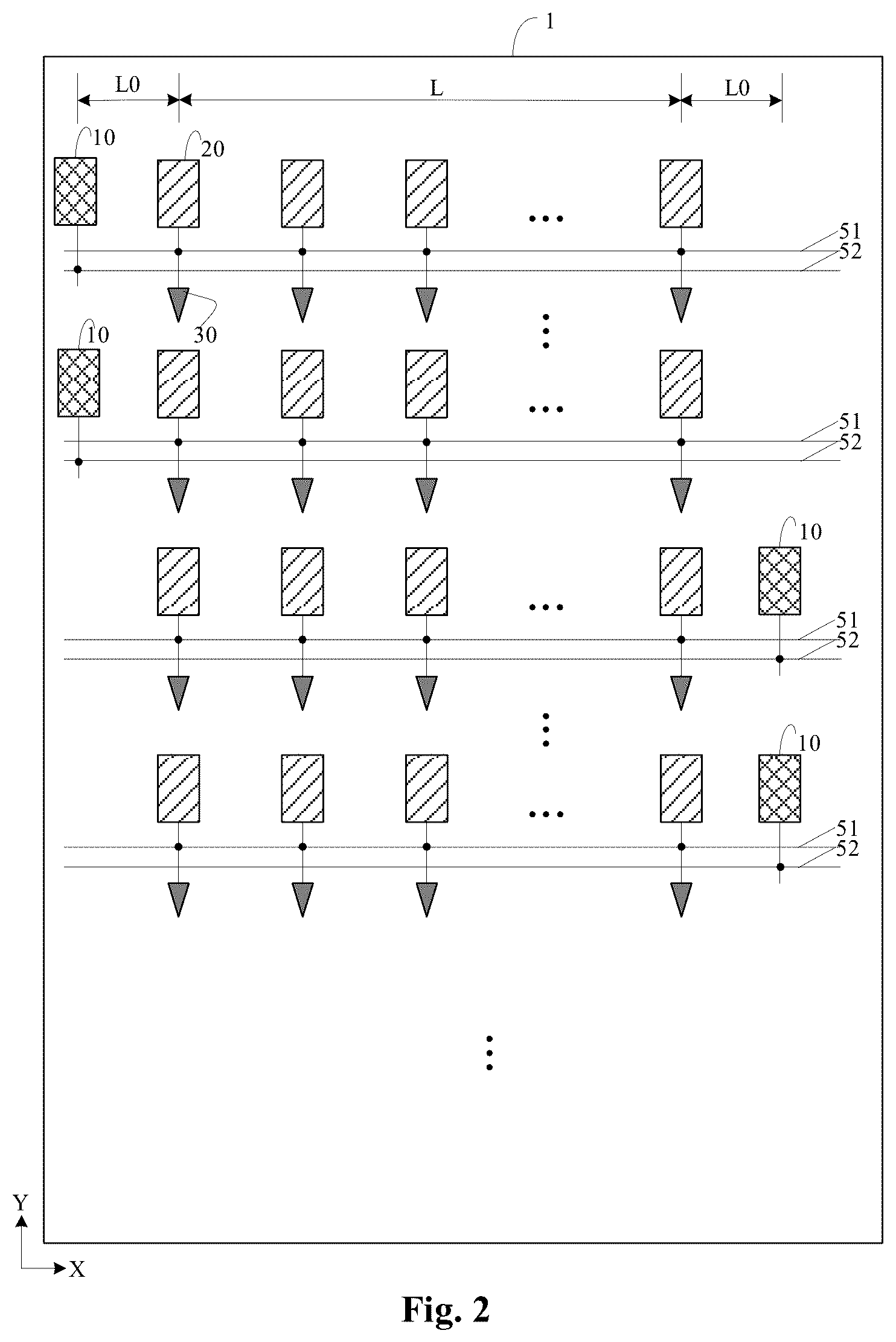 Patent US12597387 Figure 2 – Display panel, display device and pixel repair method