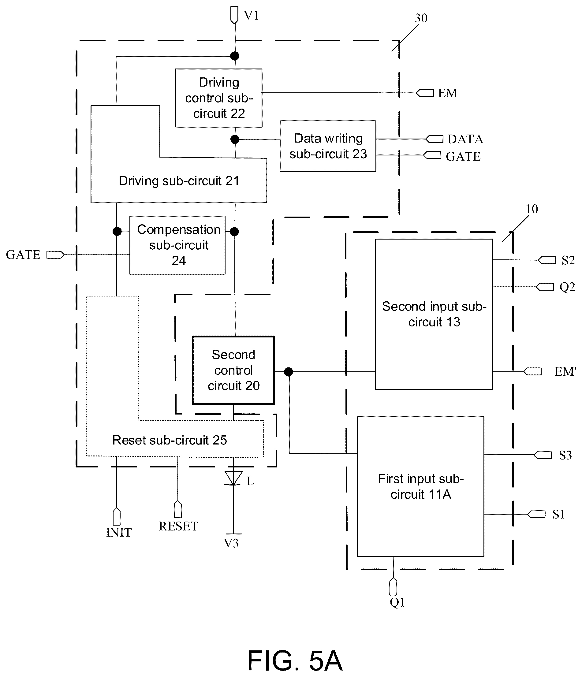 Patent US12597394 Figure 4 – Pixel circuit having control circuit for controlling a light emitting element and driving method thereof, display panel and display apparatus