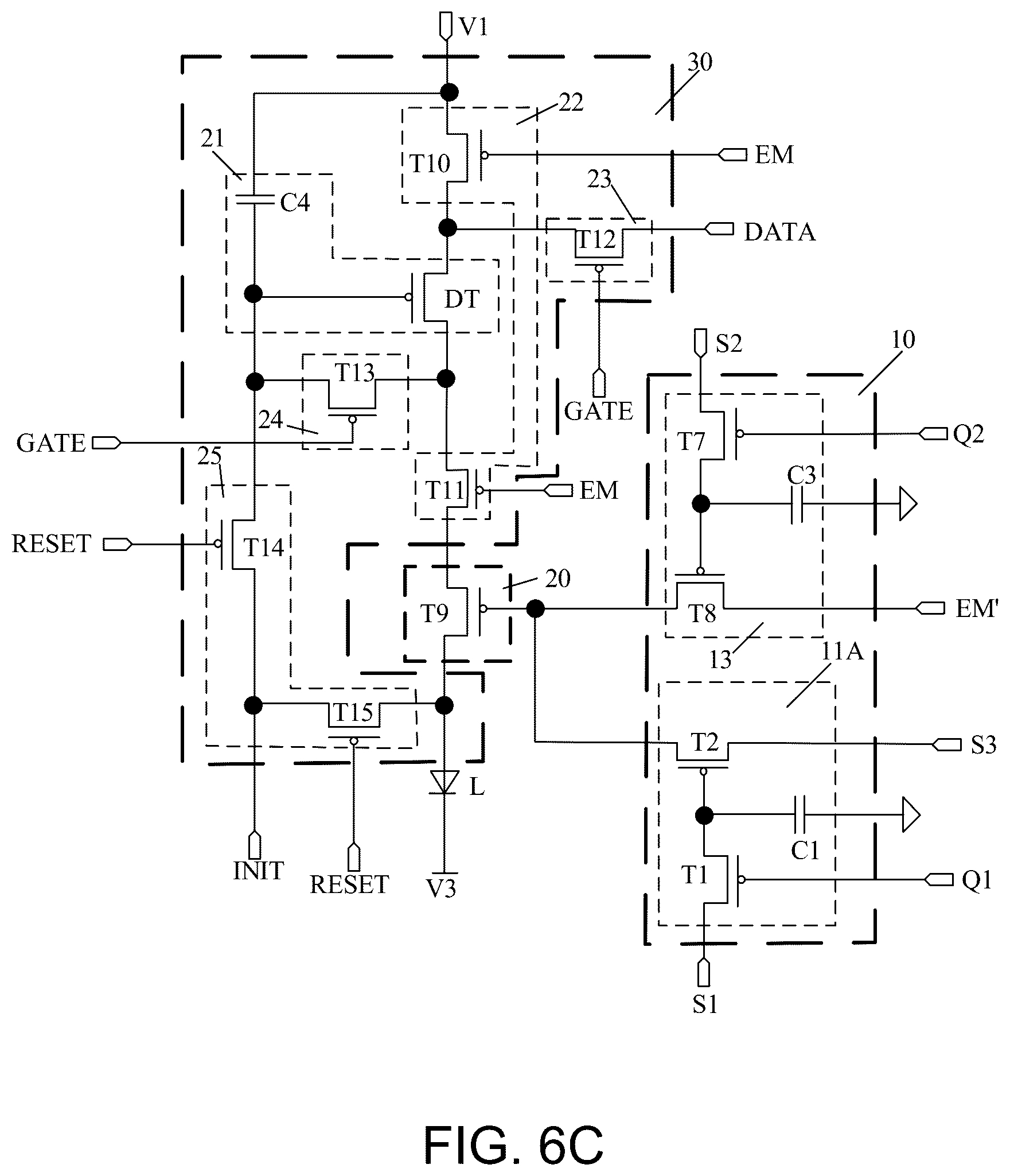 Patent US12597394 Figure 8 – Pixel circuit having control circuit for controlling a light emitting element and driving method thereof, display panel and display apparatus