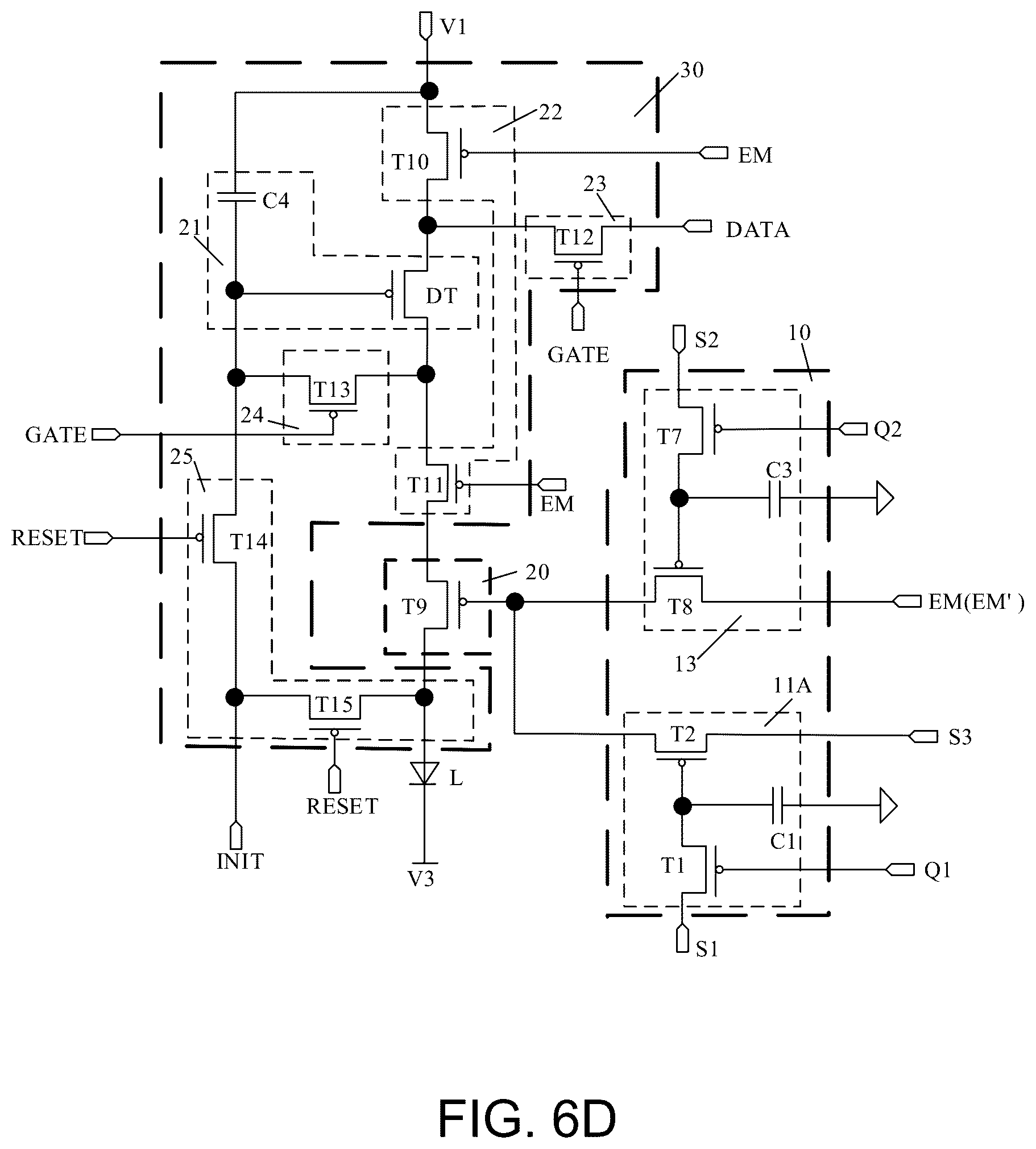 Patent US12597394 Figure 9 – Pixel circuit having control circuit for controlling a light emitting element and driving method thereof, display panel and display apparatus