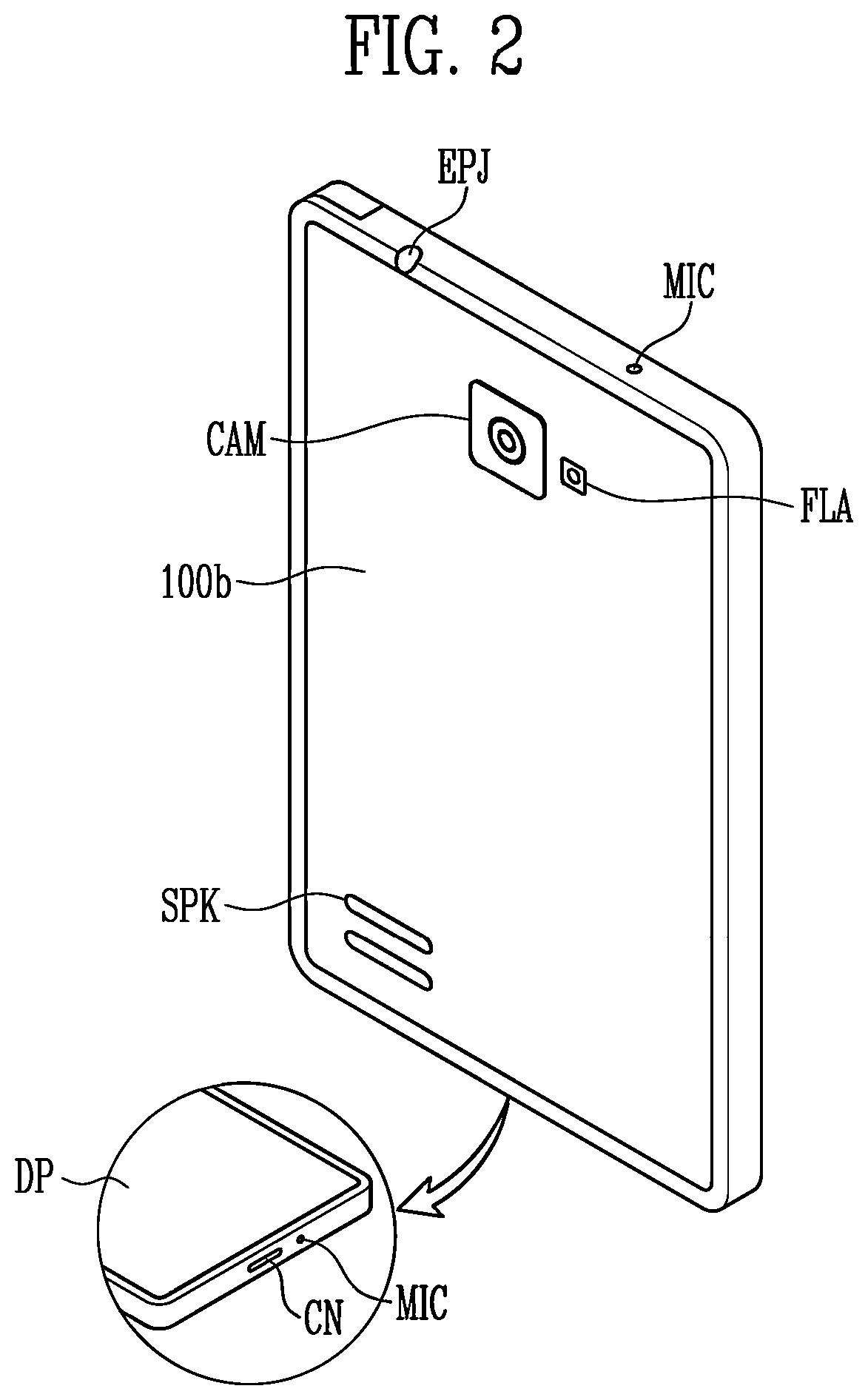 Patent US12597395 Figure 2 – Display device and method of driving the same