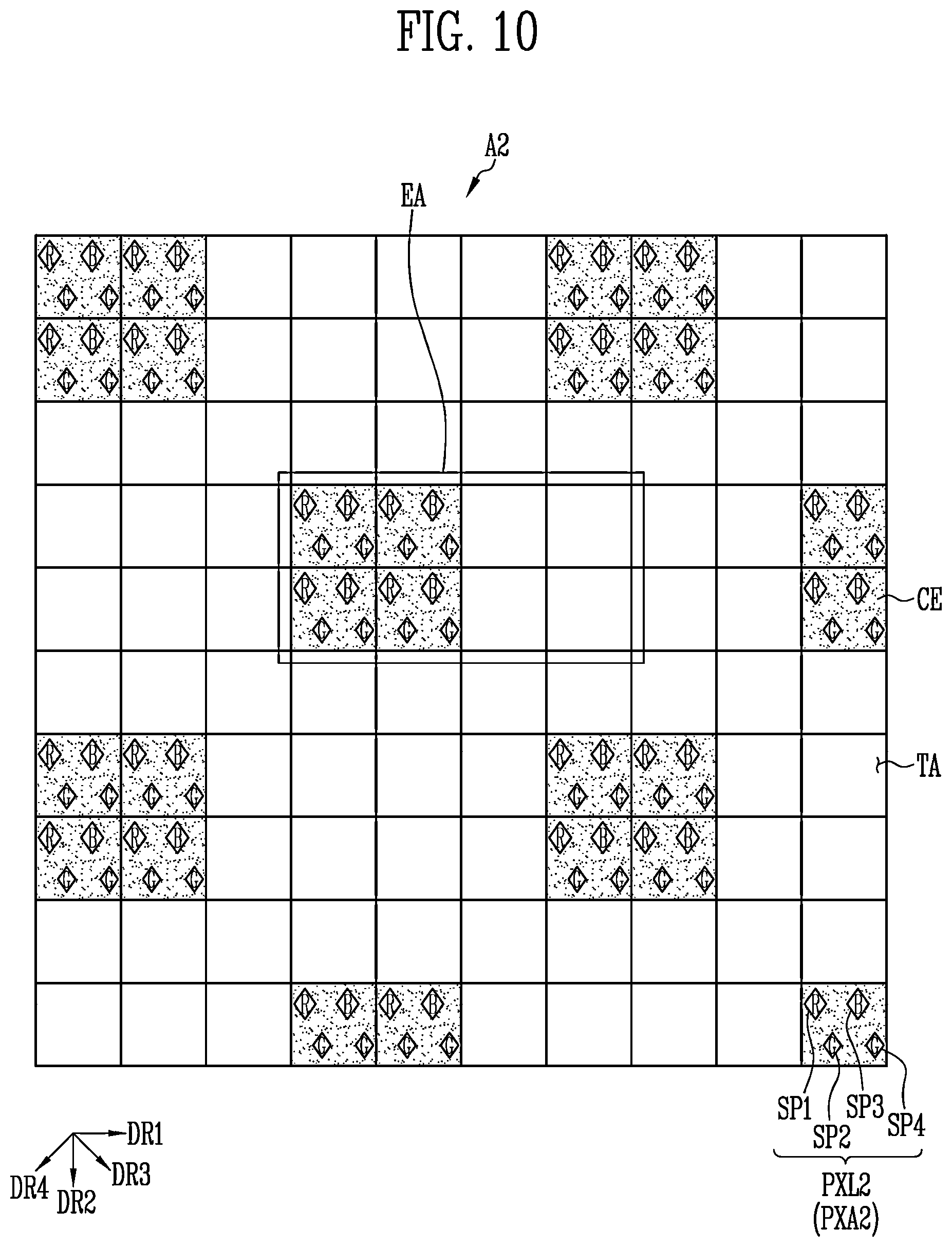Patent US12597395 Figure 10 – Display device and method of driving the same