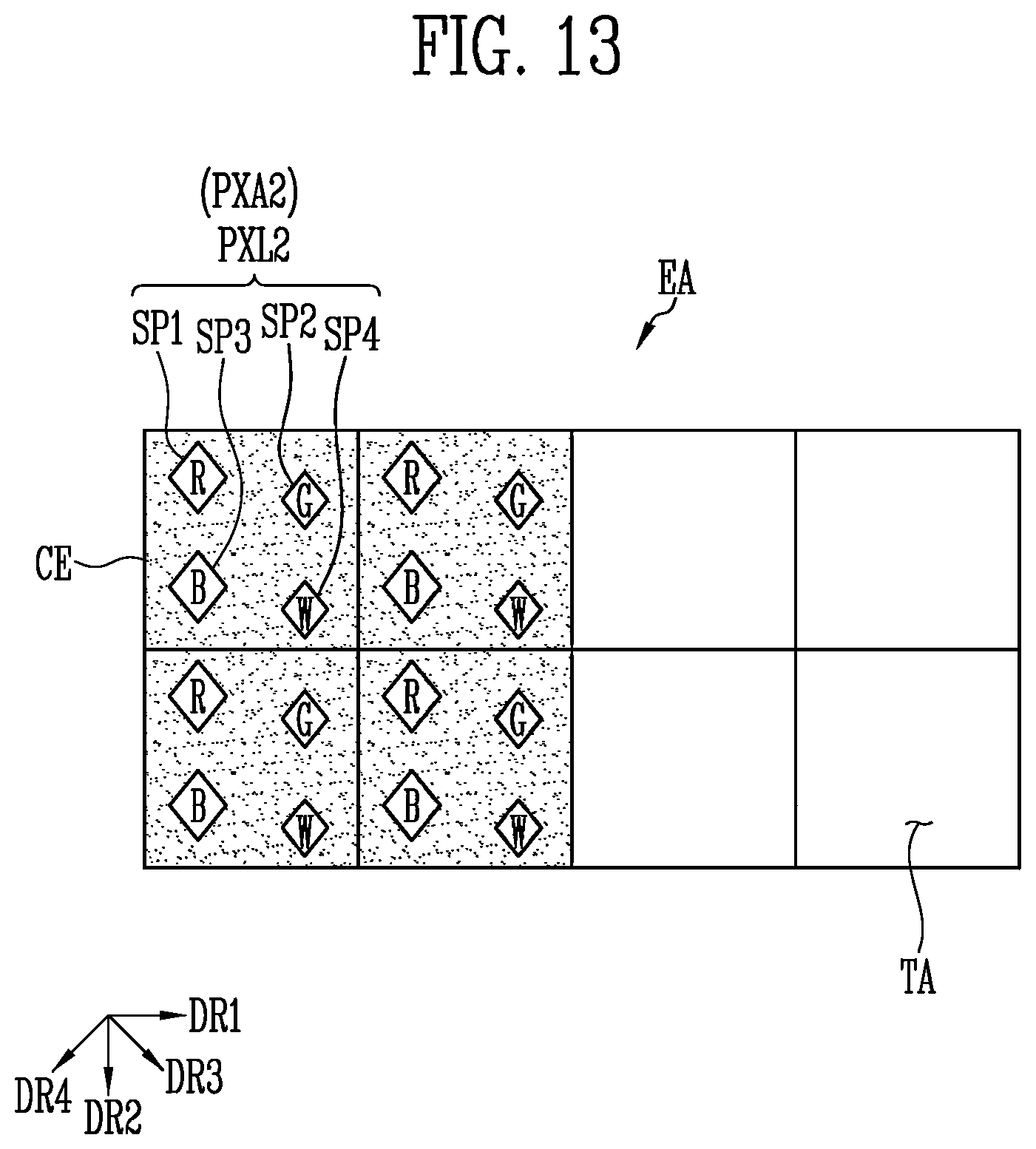 Patent US12597395 Figure 13 – Display device and method of driving the same
