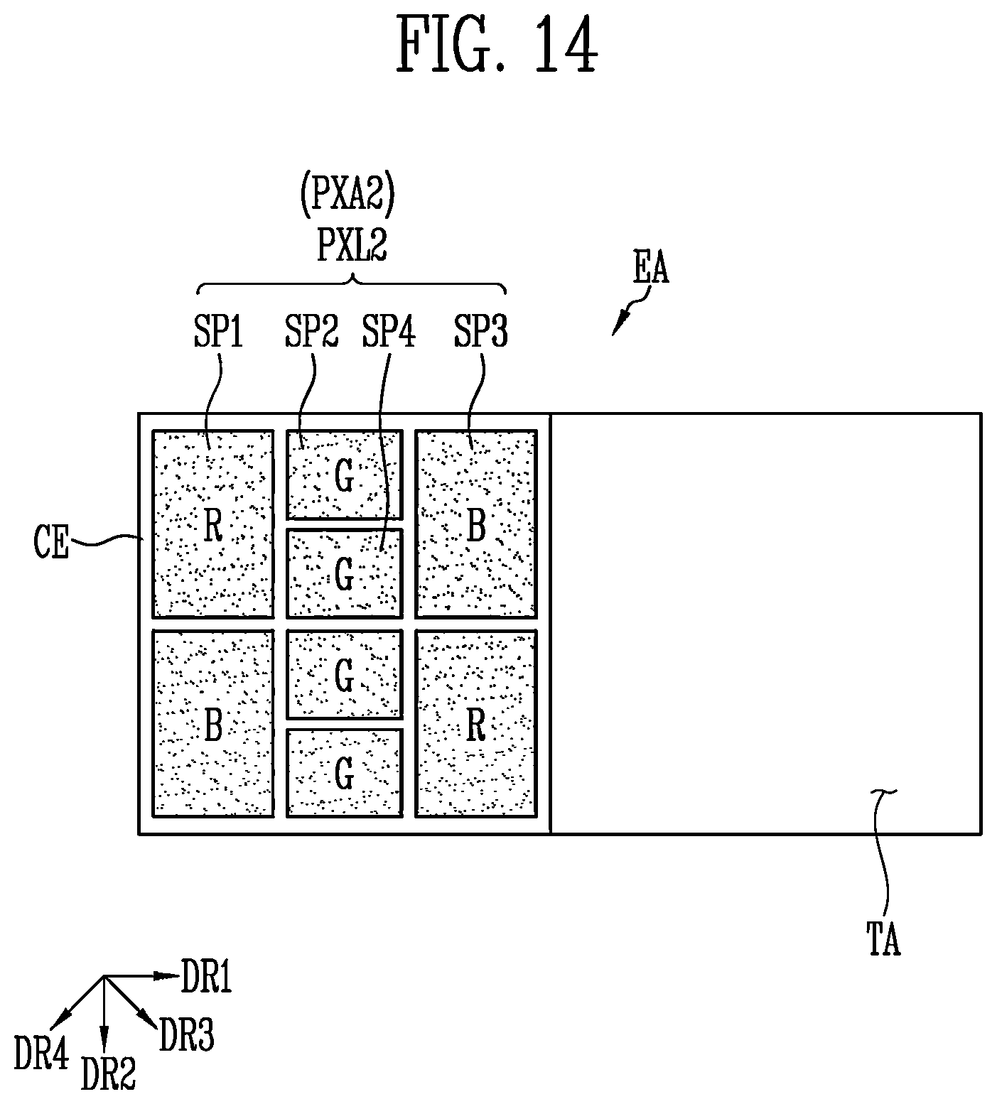 Patent US12597395 Figure 14 – Display device and method of driving the same