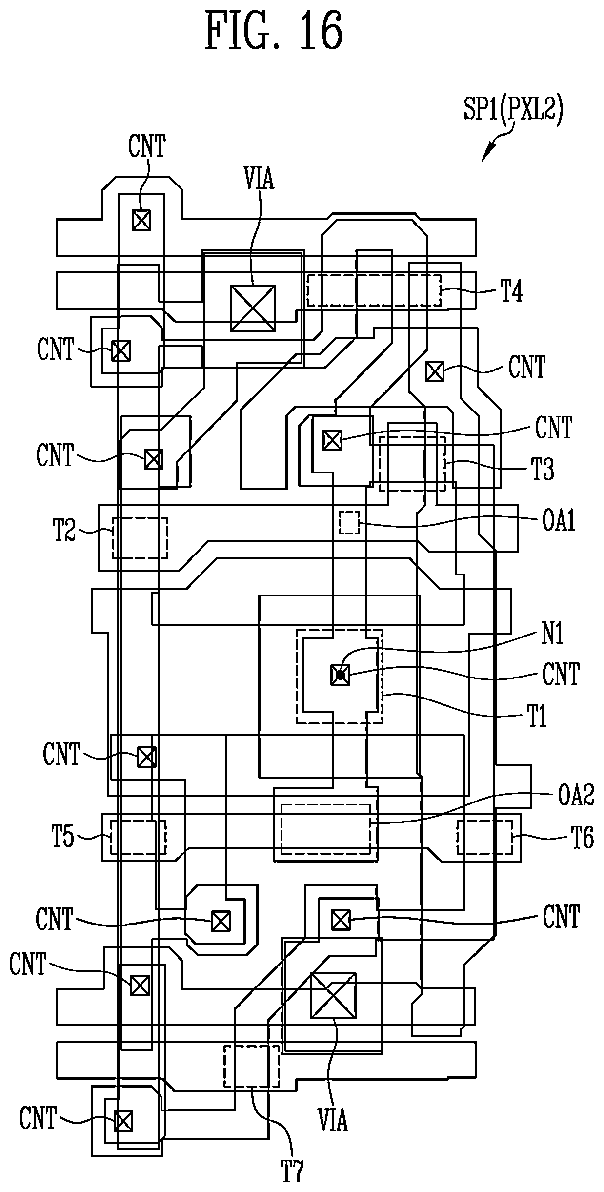 Patent US12597395 Figure 16 – Display device and method of driving the same