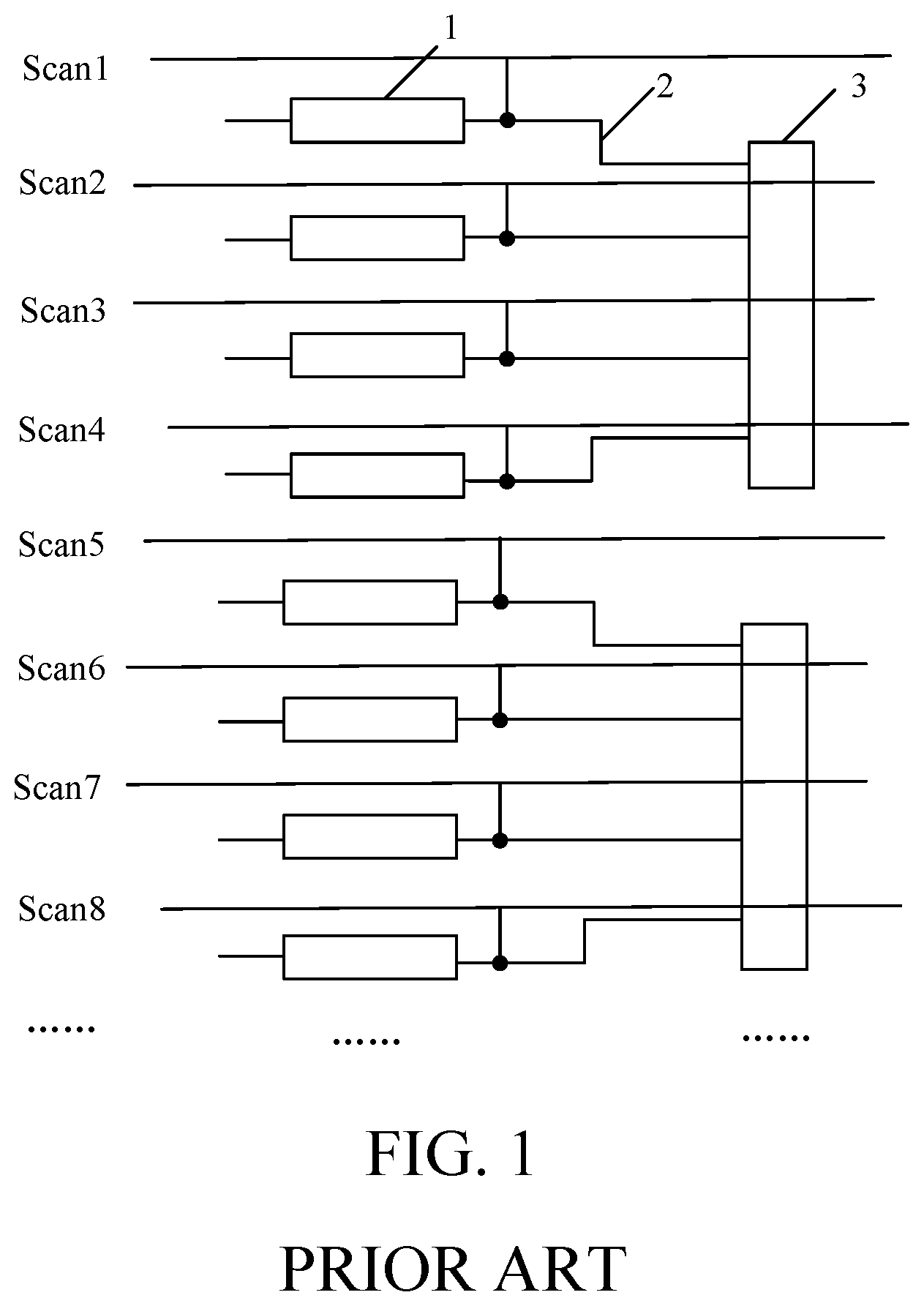 Patent US12597398 Figure 1 – Mini-LED backlight module, driving method thereof, and display device thereof