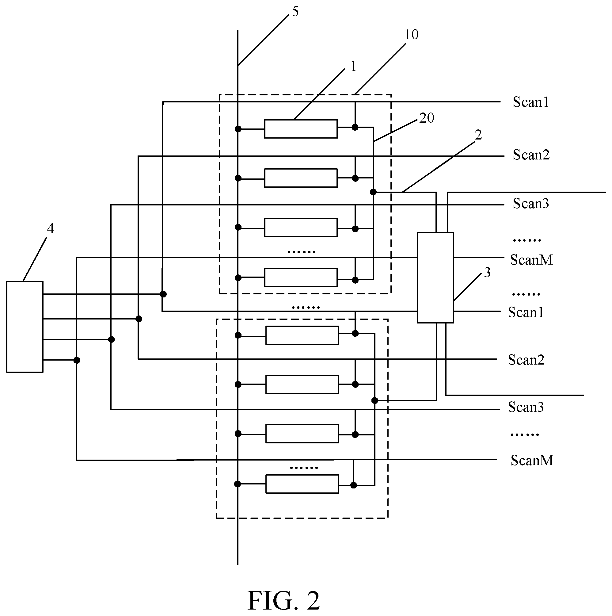 Patent US12597398 Figure 2 – Mini-LED backlight module, driving method thereof, and display device thereof