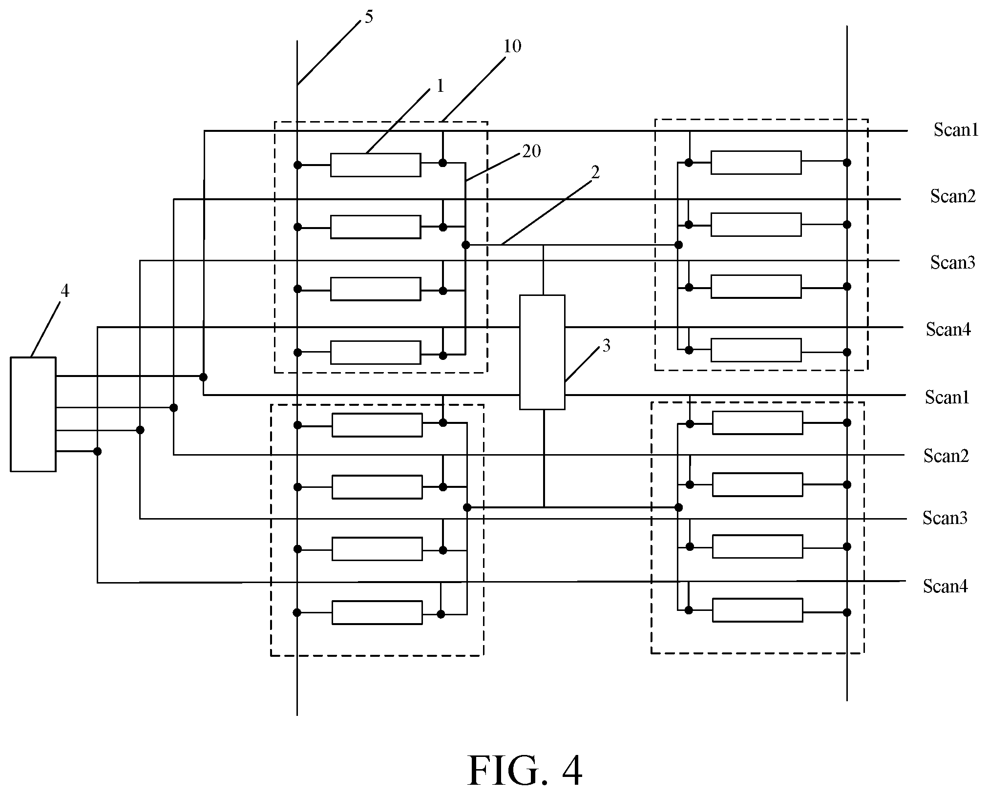 Patent US12597398 Figure 4 – Mini-LED backlight module, driving method thereof, and display device thereof