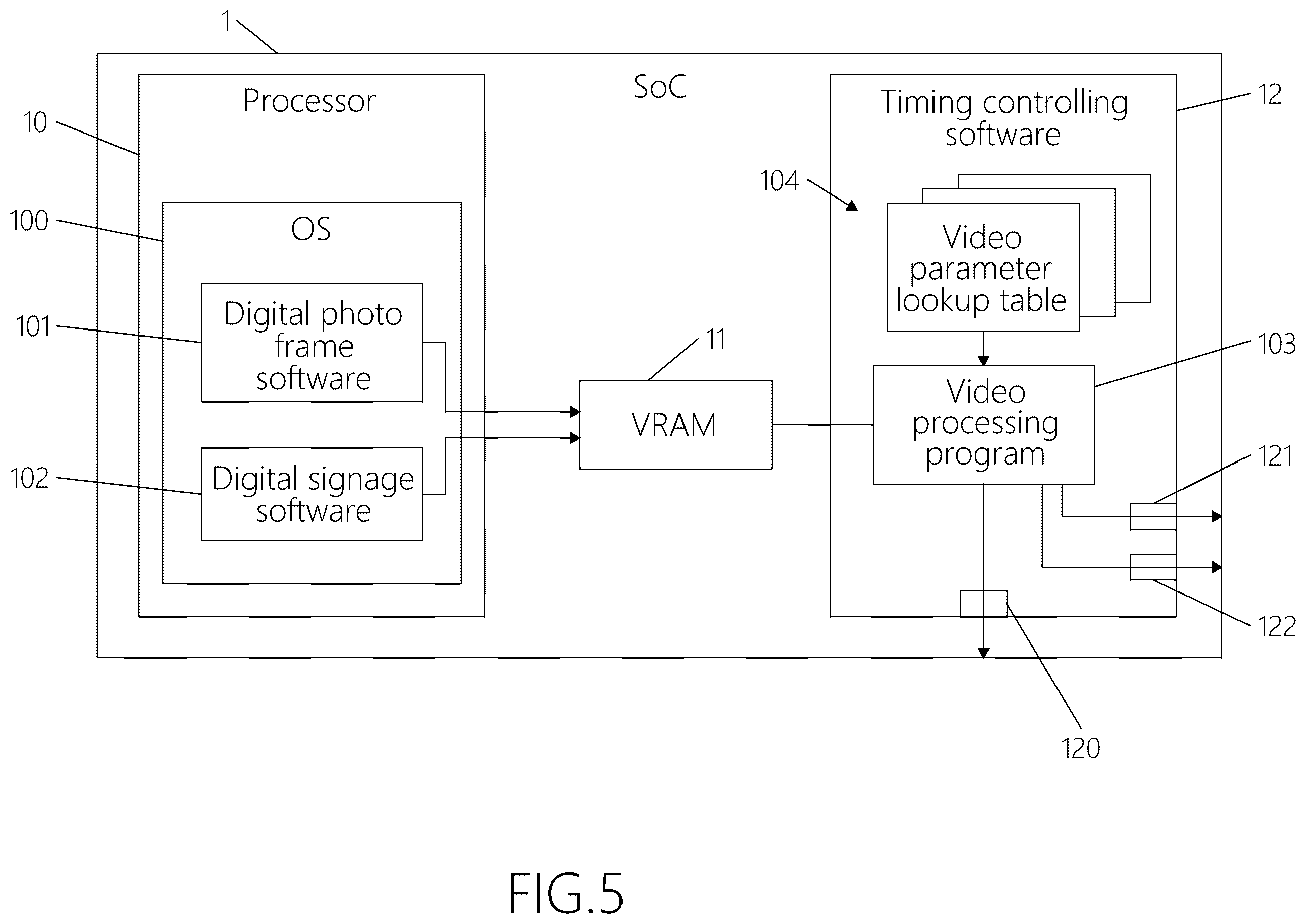 Patent US12597401 Figure 10 – Cholesteric liquid crystal display device with timing controlling software