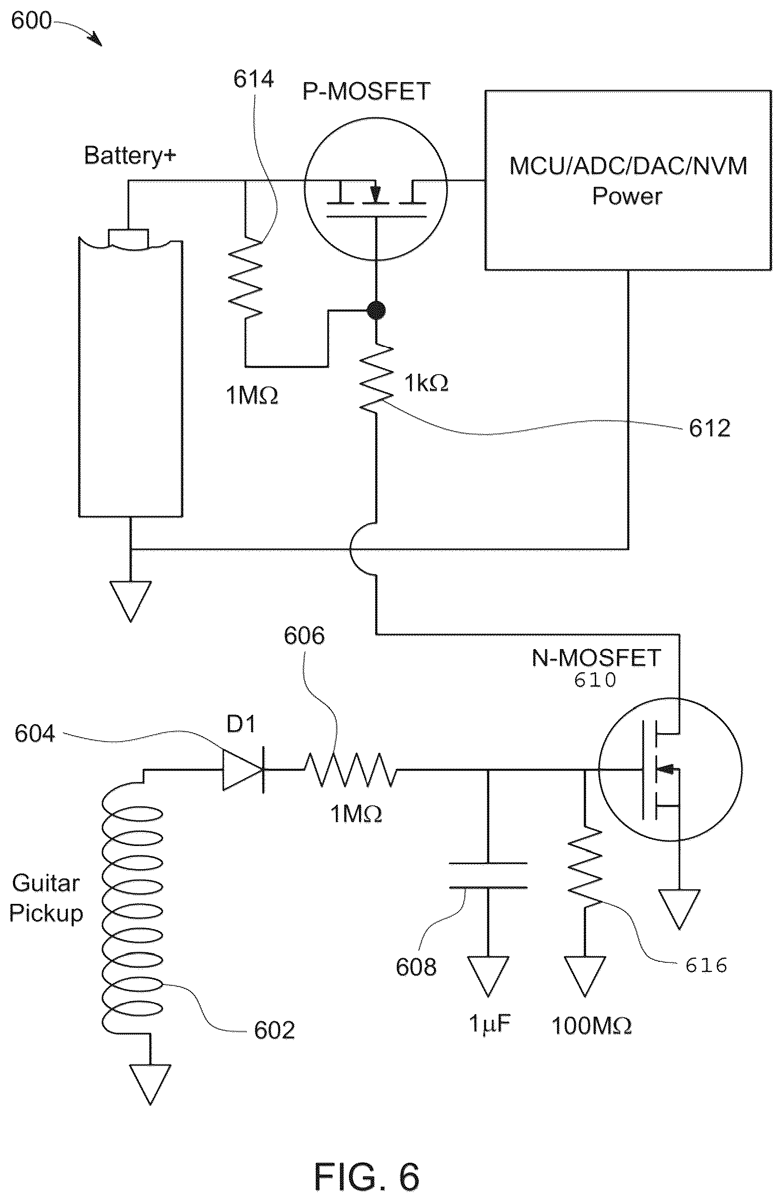Patent US12597405 Figure 6 – Auto-recording for musical instrument