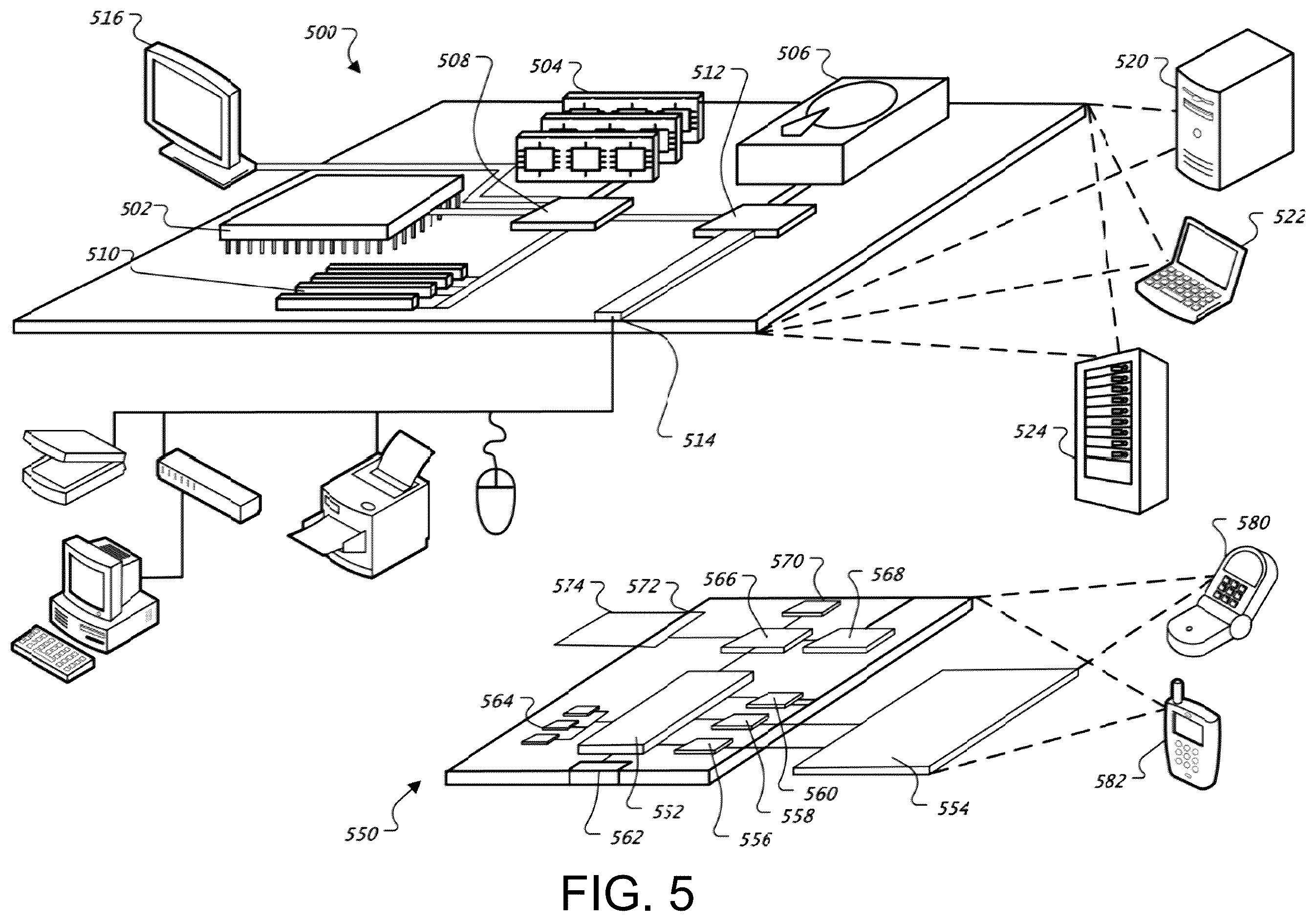 Patent US12597415 Figure 5 – Voice recognition grammar selection based on context