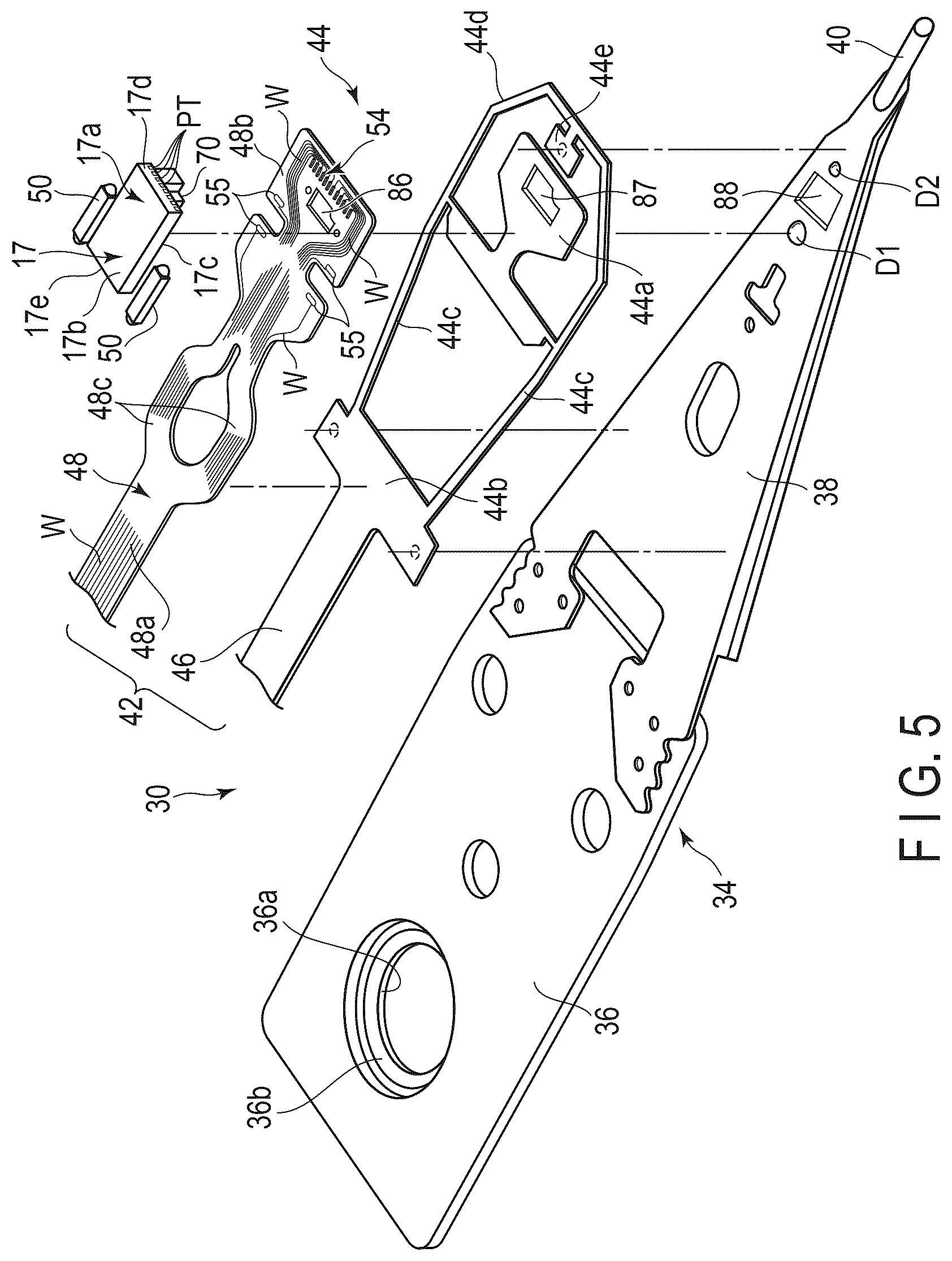 Patent US12597438 Figure 5 – Head suspension assembly and disk device