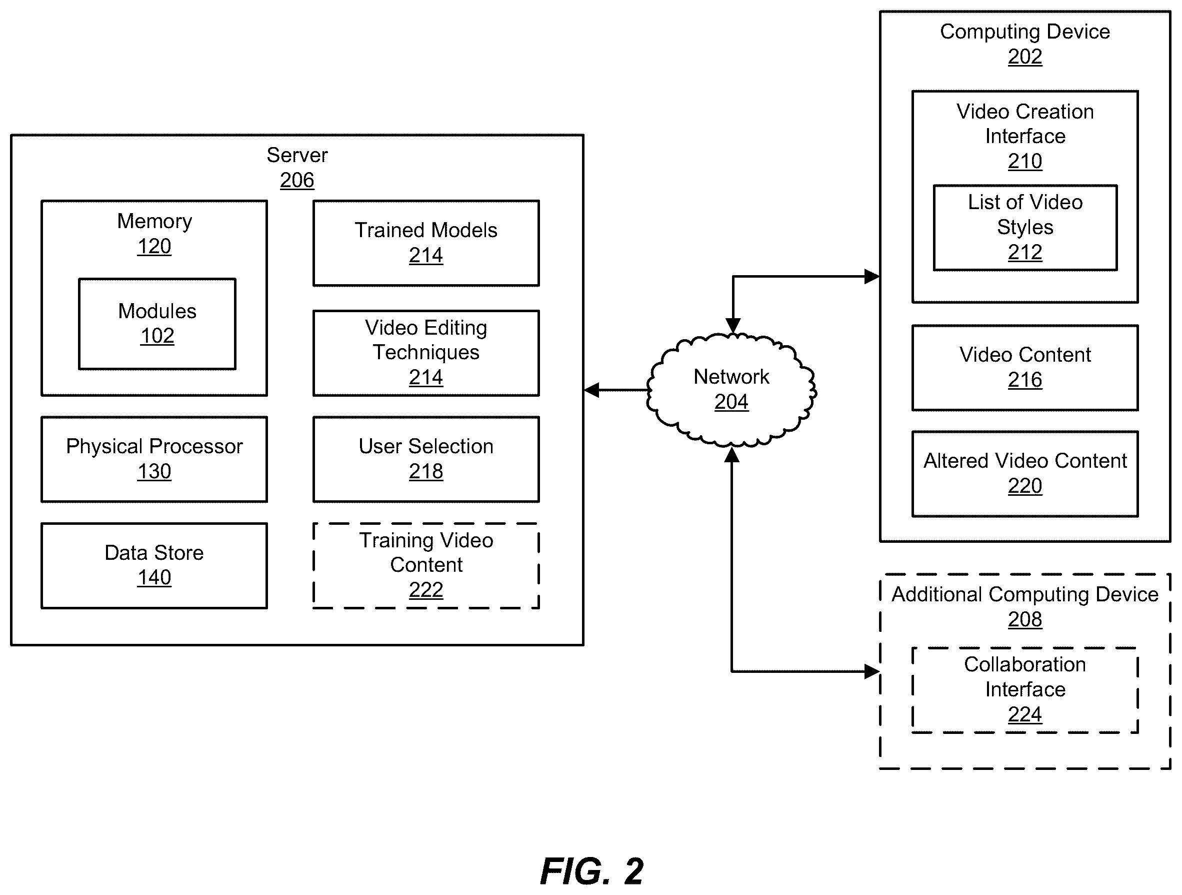 Patent US12597444 Figure 2 – Systems and methods for automated digital editing