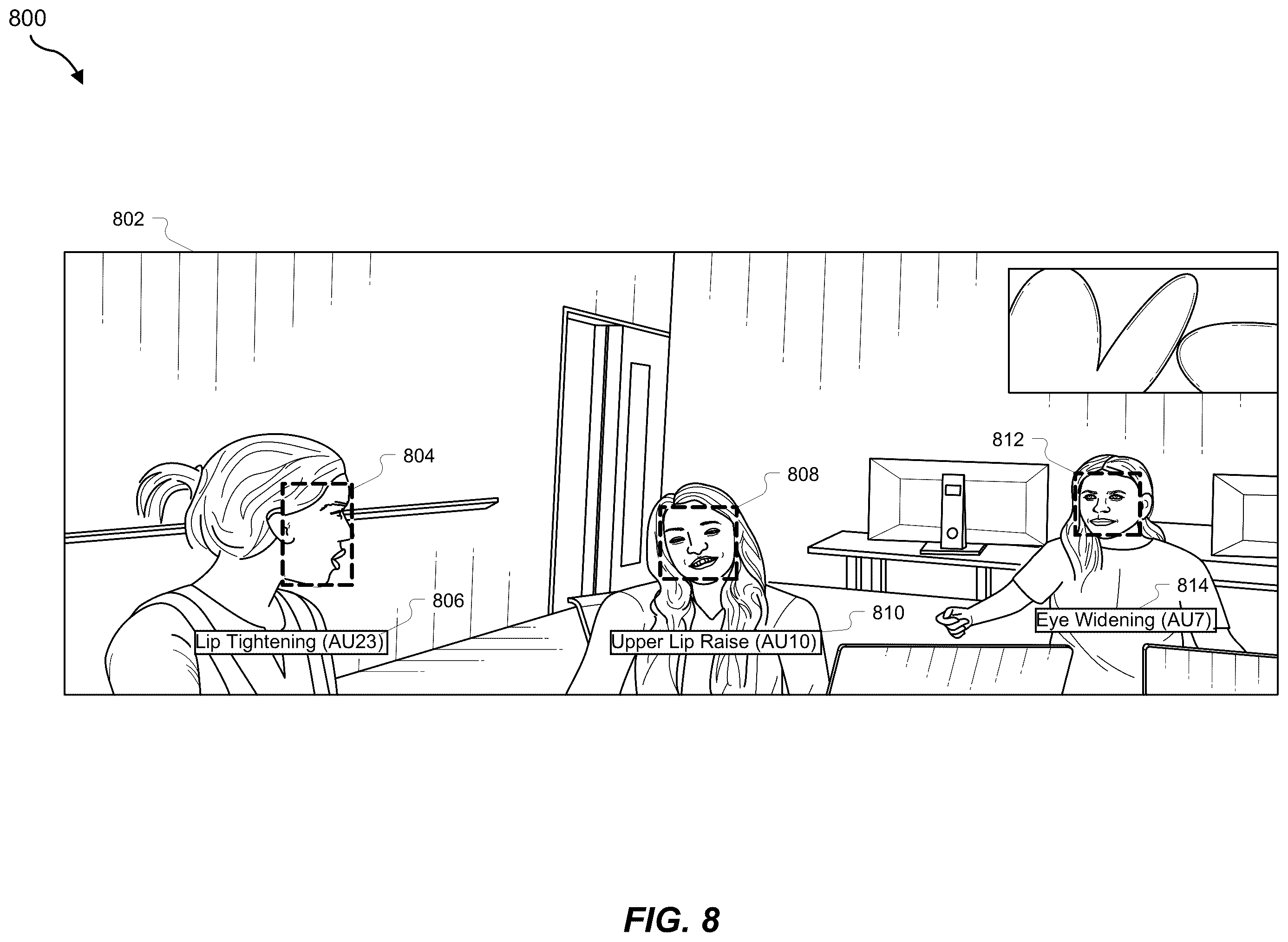 Patent US12597444 Figure 8 – Systems and methods for automated digital editing