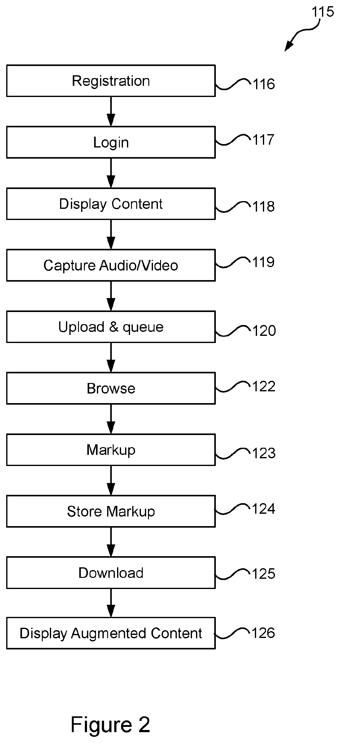 Patent US12597447 Figure 2 – Online course delivery feedback content editing system