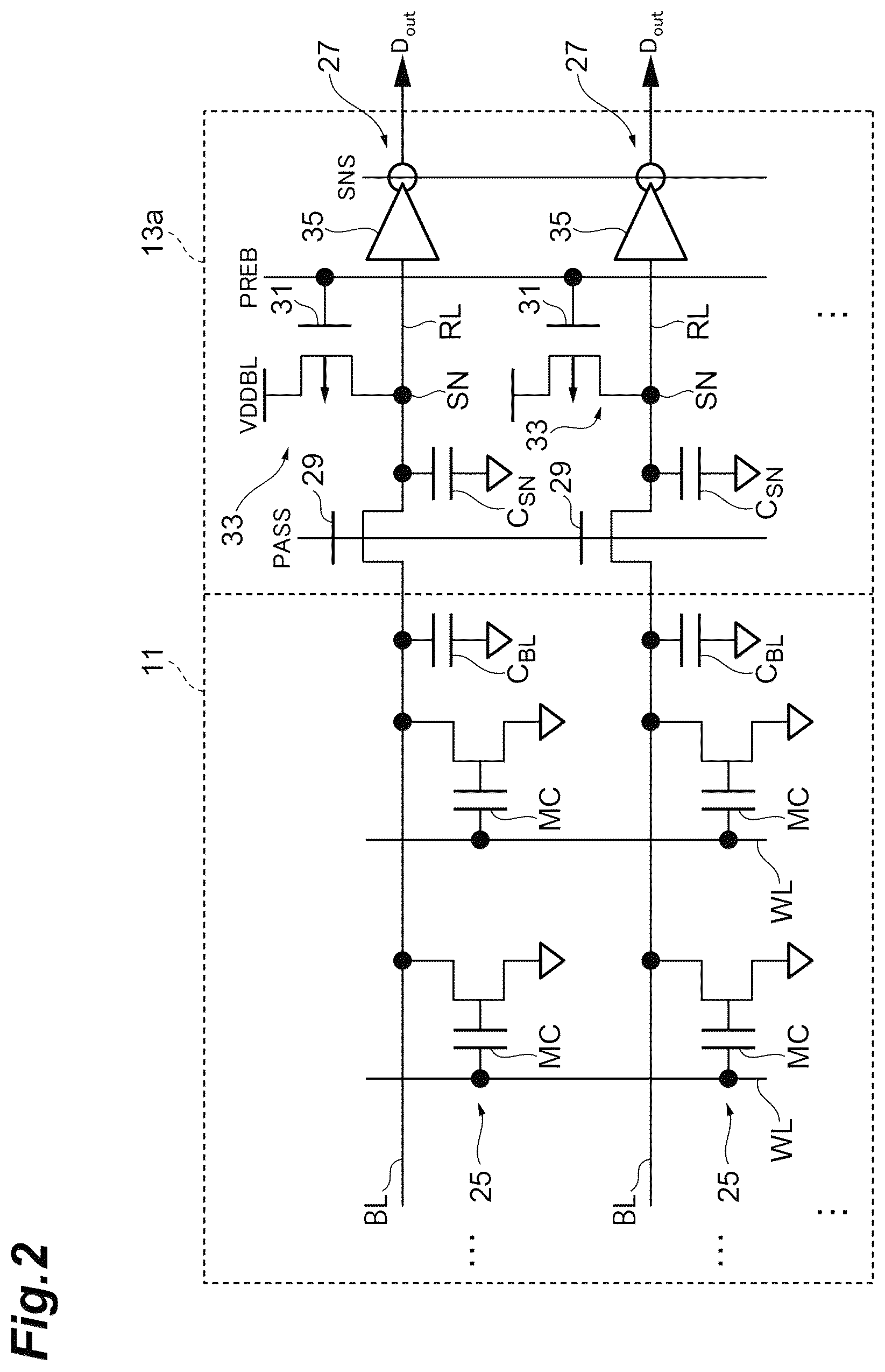 Patent US12597451 Figure 2 – Read circuit and memory system