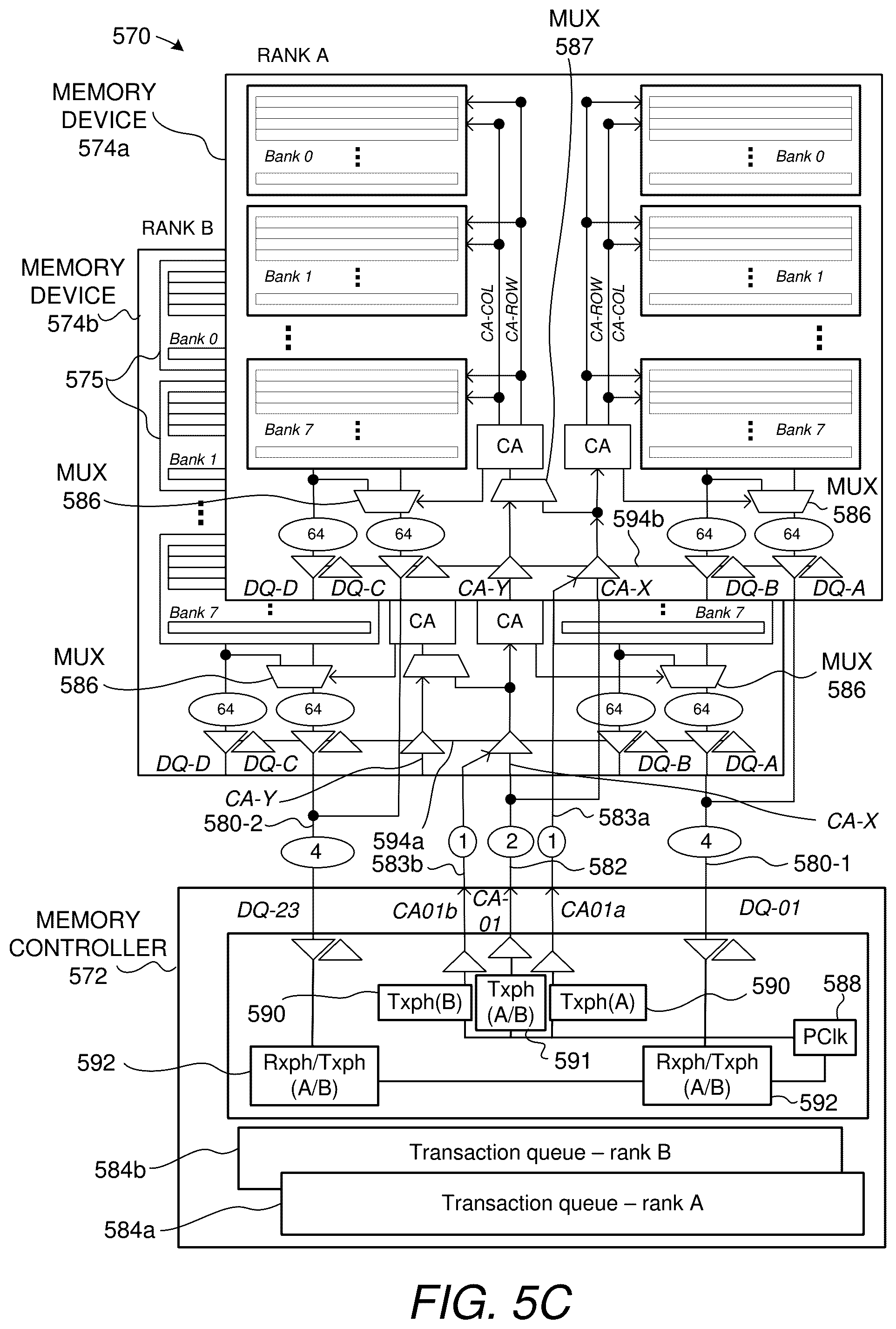 Patent US12597454 Figure 12 – Memory component timed by programmably-selected clock edge