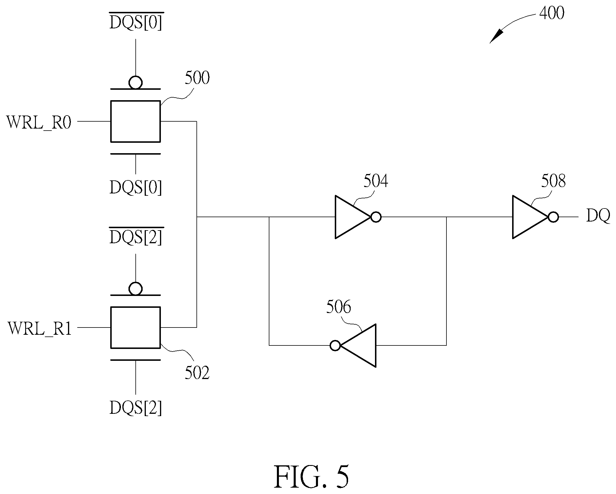 Patent US12597458 Figure 5 – Write leveling in DDR memory device and operating method thereof
